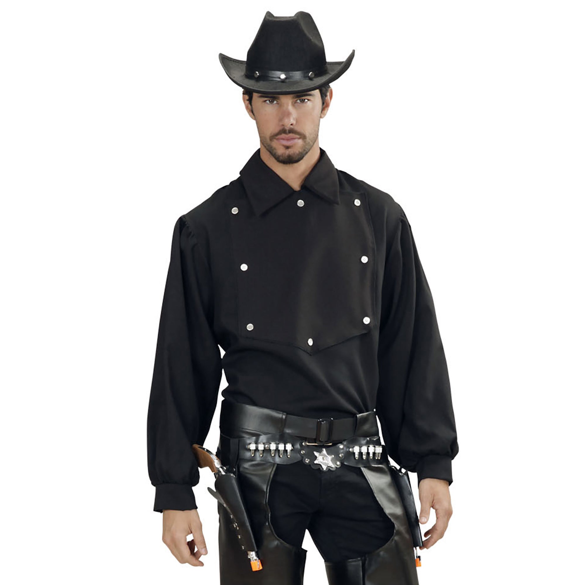 Cowboyshirt Zwart | M/L