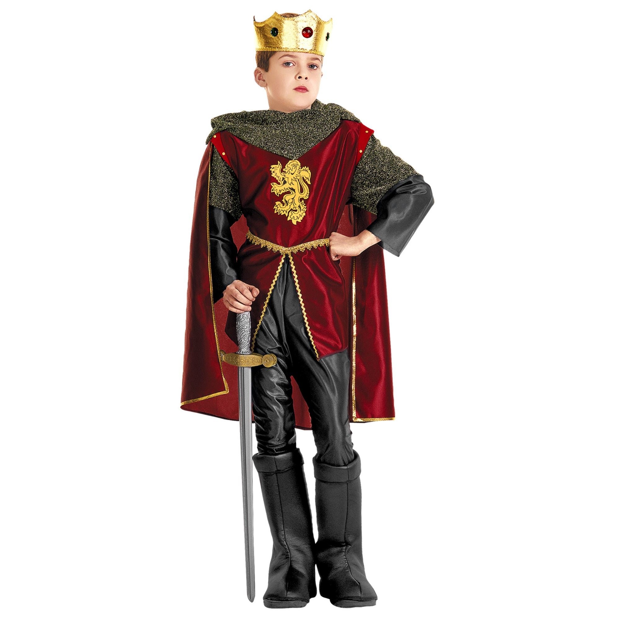 "Middeleeuwse koning outfit voor jongens  - Verkleedkleding - 116/128"