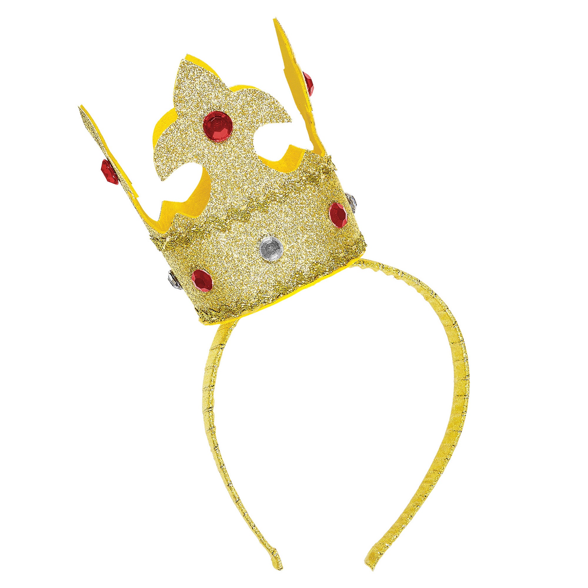 Widmann -Koning Midas Hoofdband Met Mini Kroon Goud - goud - Carnavalskleding - Verkleedkleding