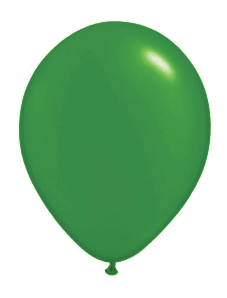 Mooie groene latex ballonnen 100st.