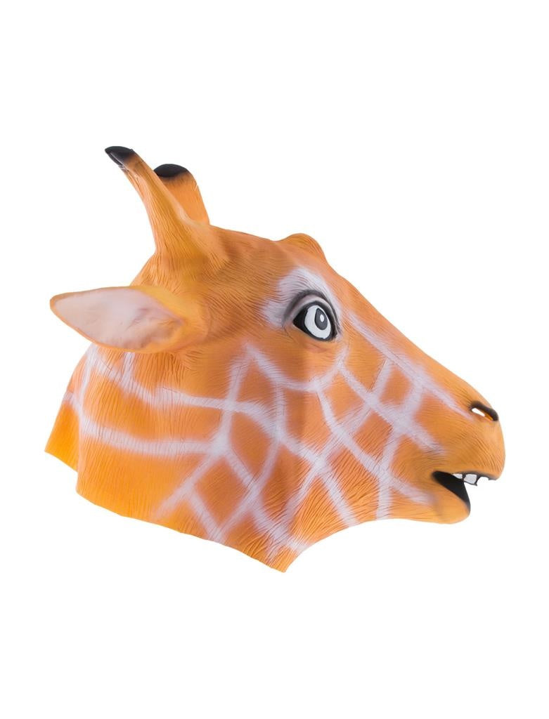 Latex giraf masker voor volwassenen - Verkleedmasker - One size