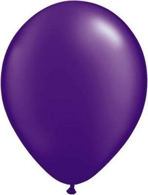 Helium ballonnen Paars 100 stuks