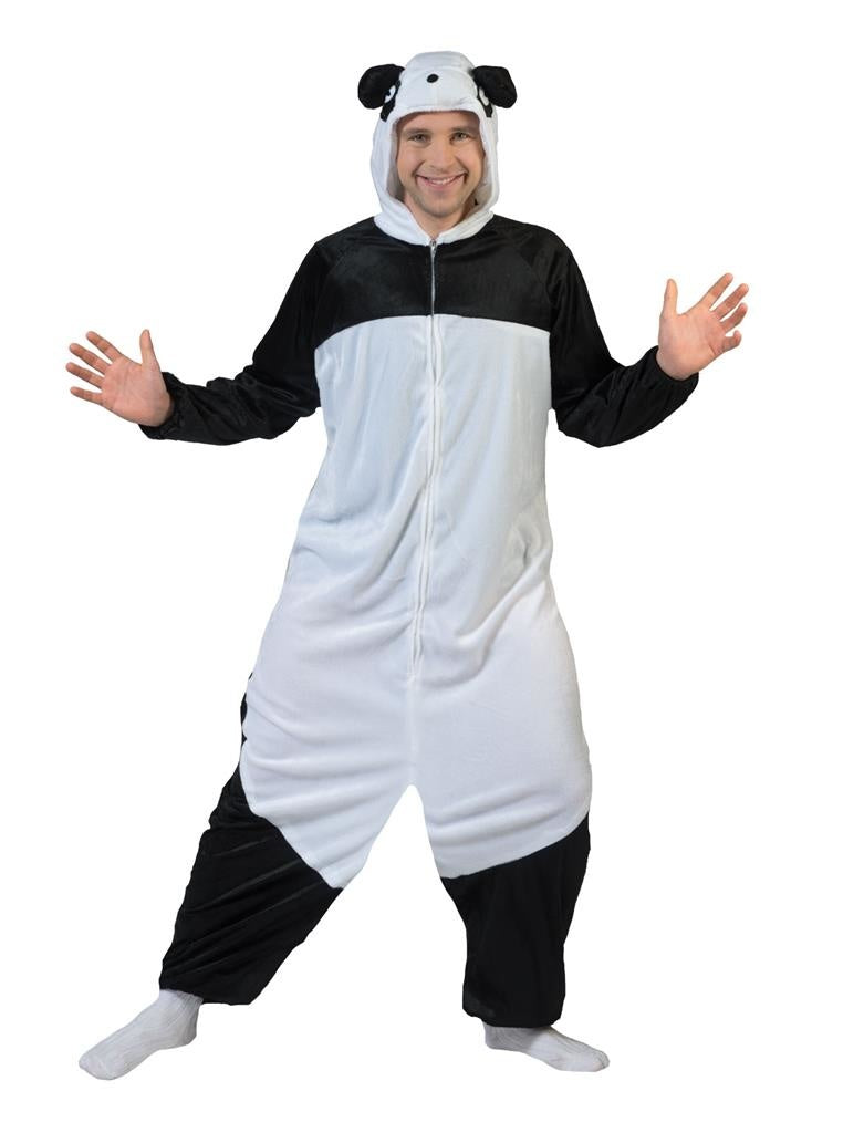Funny Fashion - Panda Kostuum - Peter De Panda Kostuum - - Maat 52-54 - Carnavalskleding - Verkleedkleding