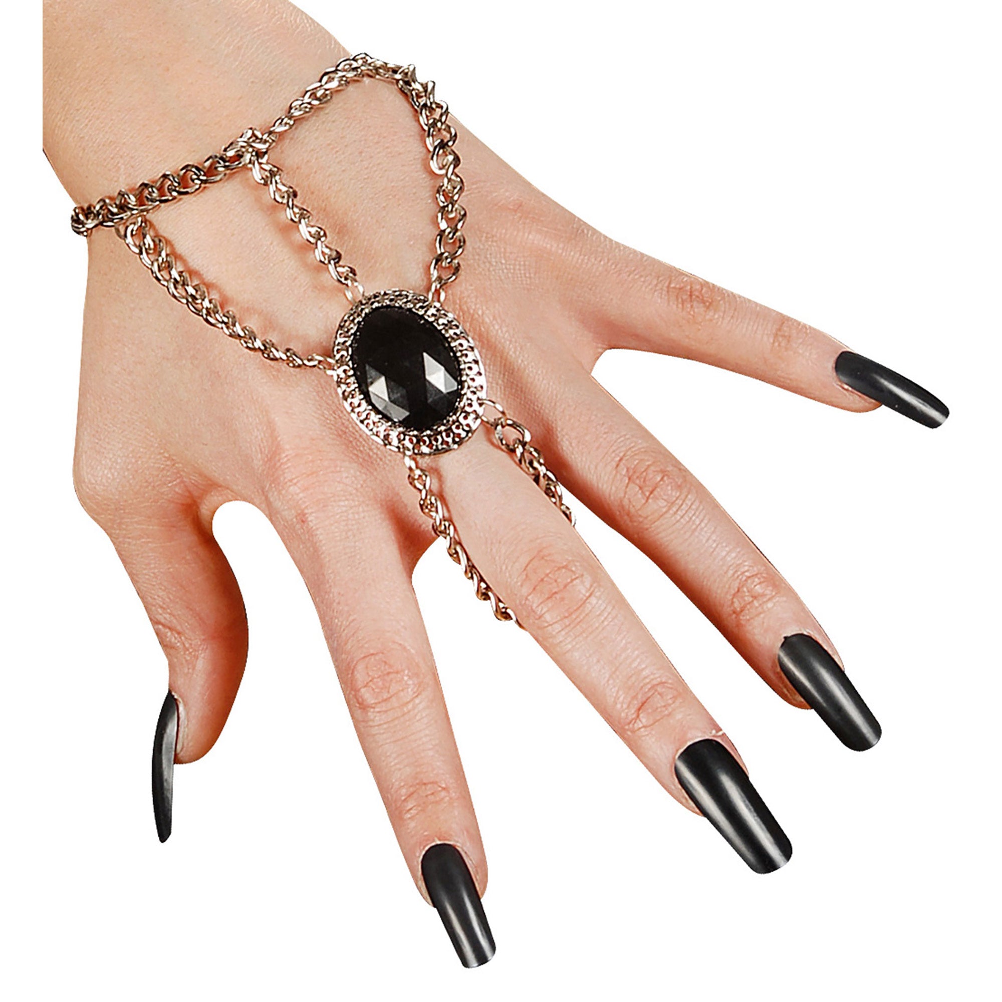 Gothic armband Met Zwart Medaillon