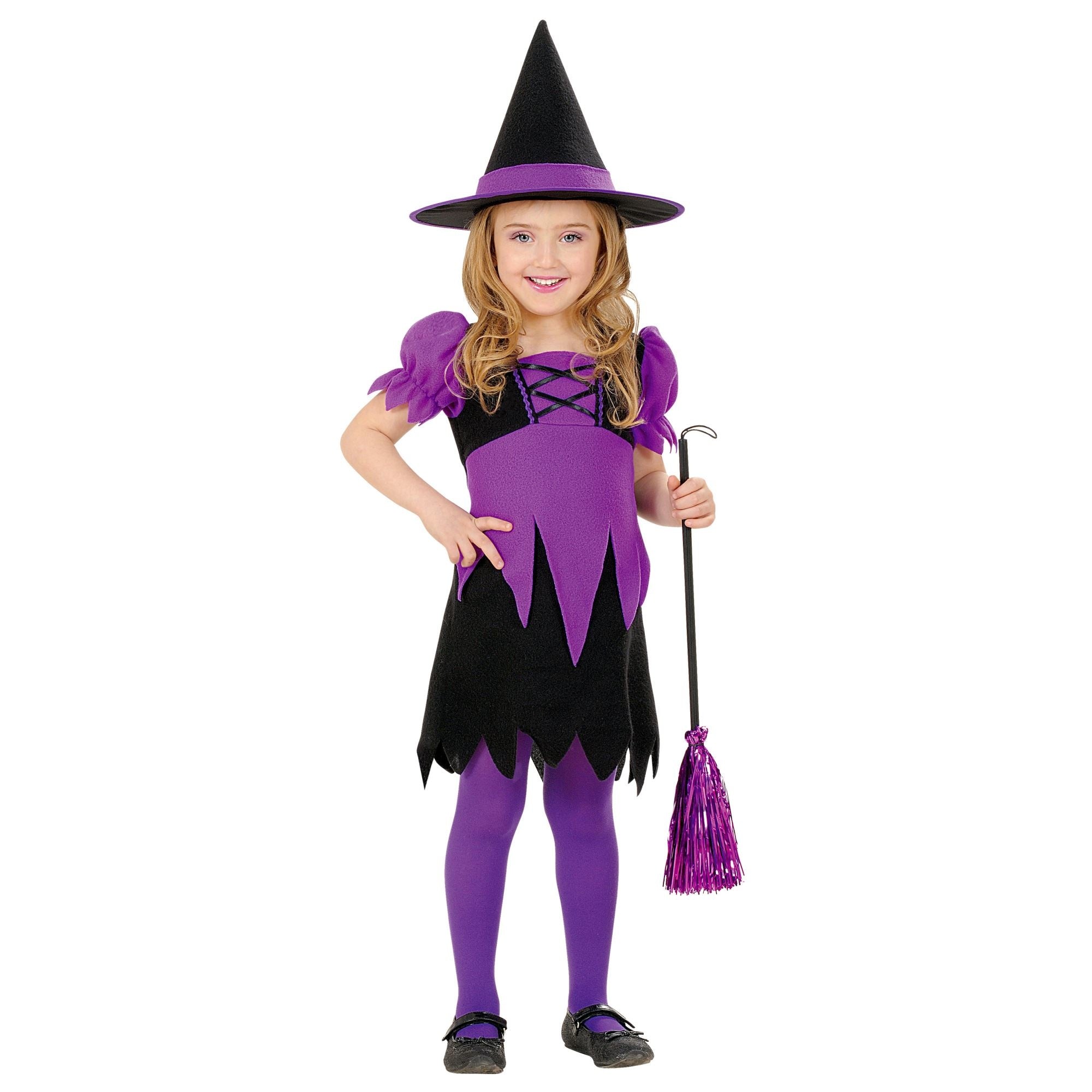 Leuk paars heksen pakje voor kleine kids
