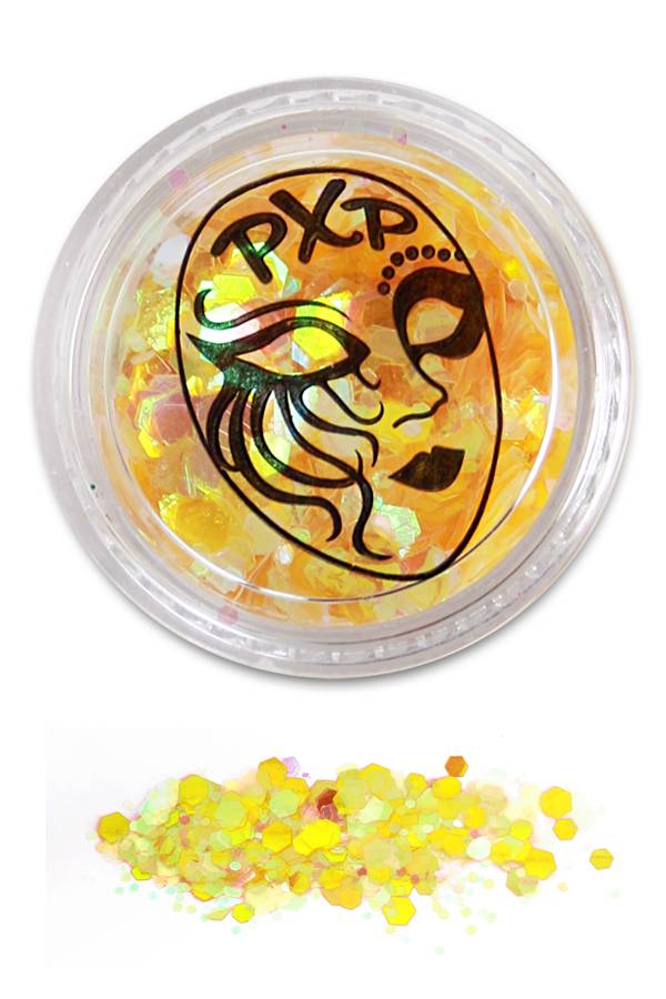 PXP Glitter Lemon Yellow grove glitter