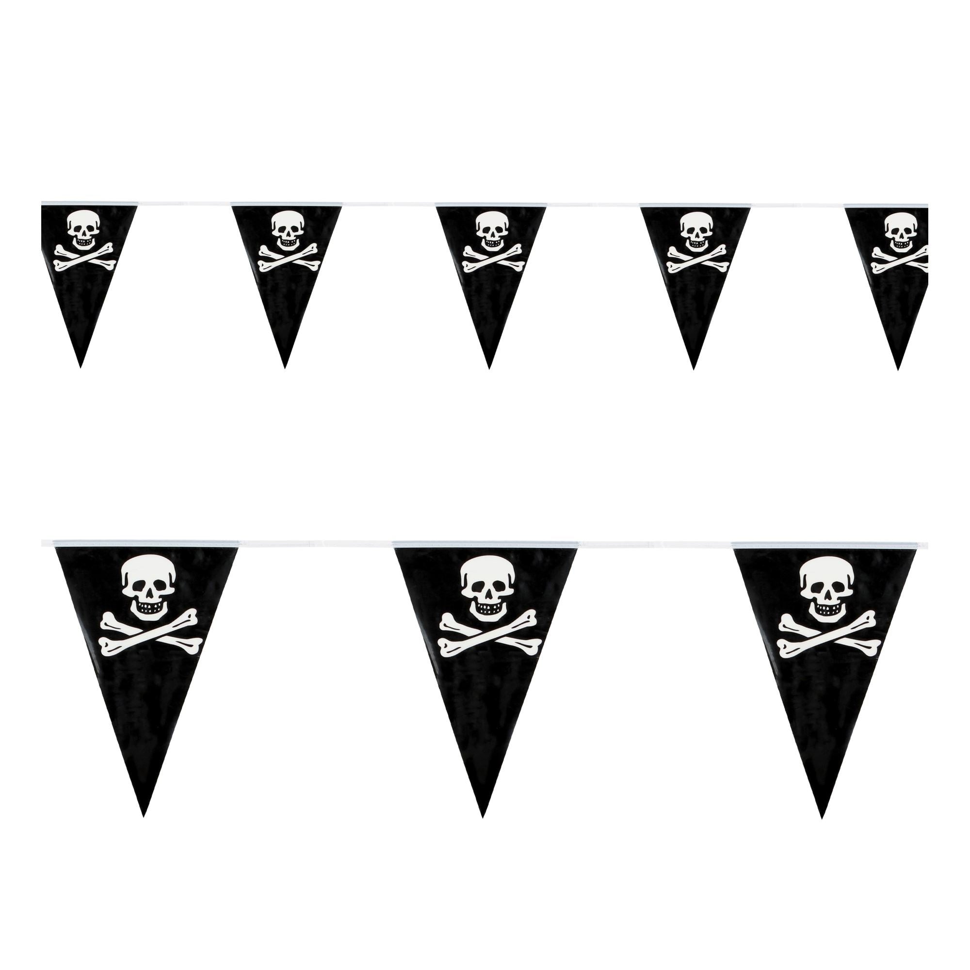 Piraten vlaggetjes voor piratenfeestjes