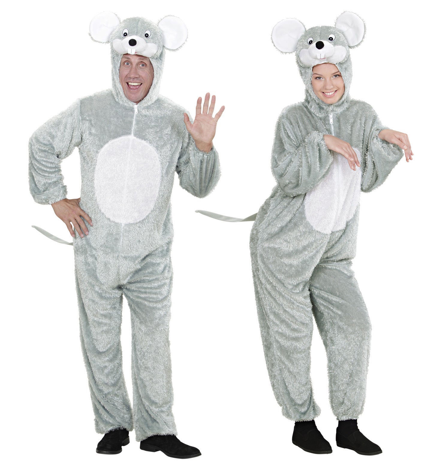 Muis & Rat Kostuum | Pluche Muis Sweet Mouse | Volwassen | Medium | Carnaval kostuum | Verkleedkleding