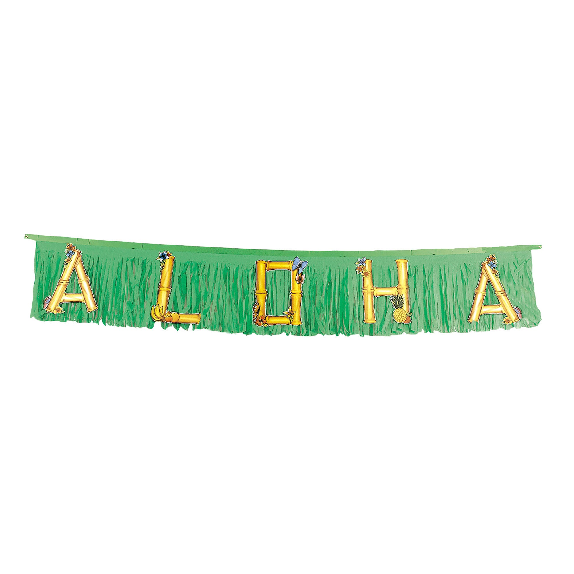 WIDMANN - Groene Aloha slinger Hawaii - Decoratie > Slingers en hangdecoraties