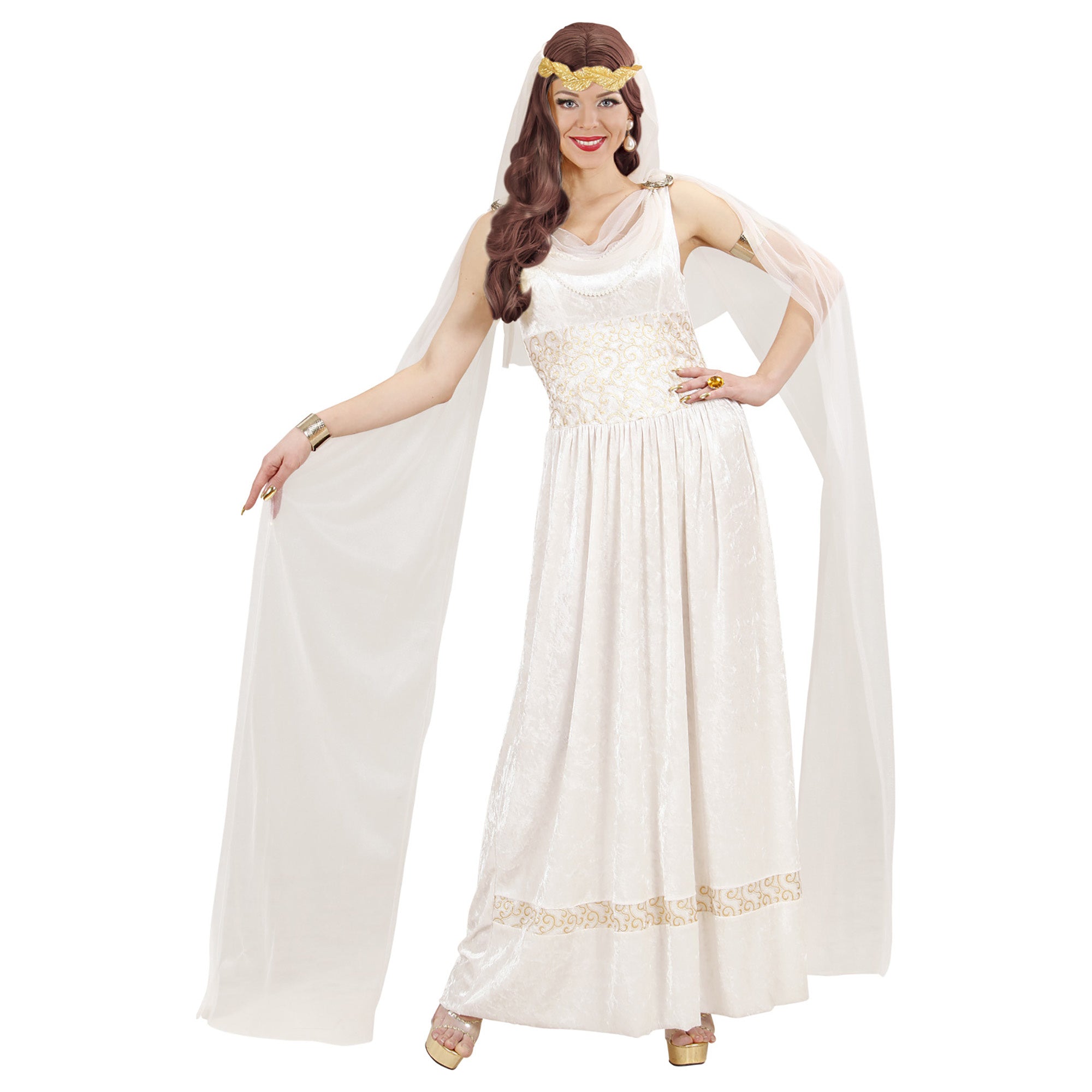 Carnavalskostuum: Romeinse keizerin jurk