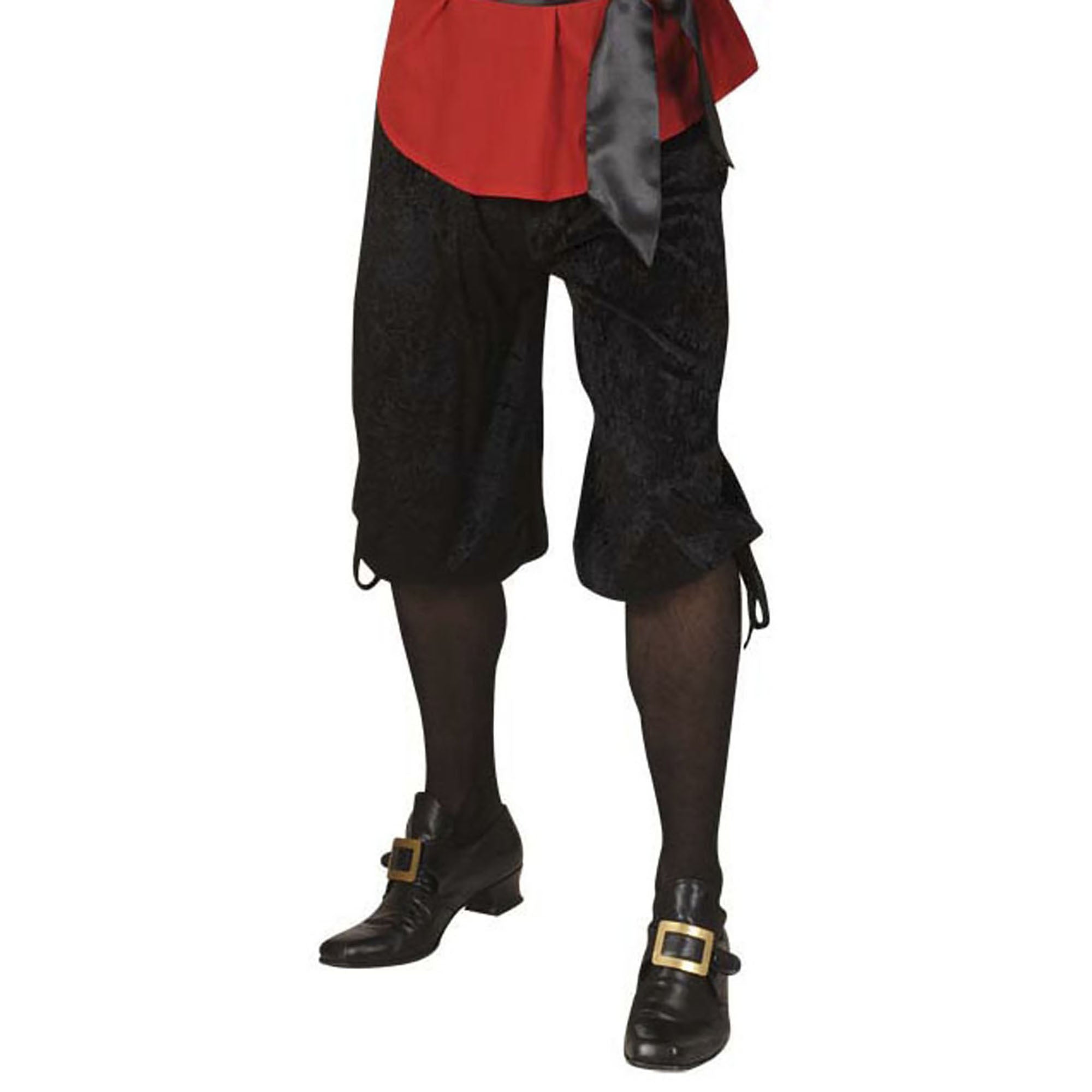 Zwarte piraten broek voor mannen - Volwassenen kostuums