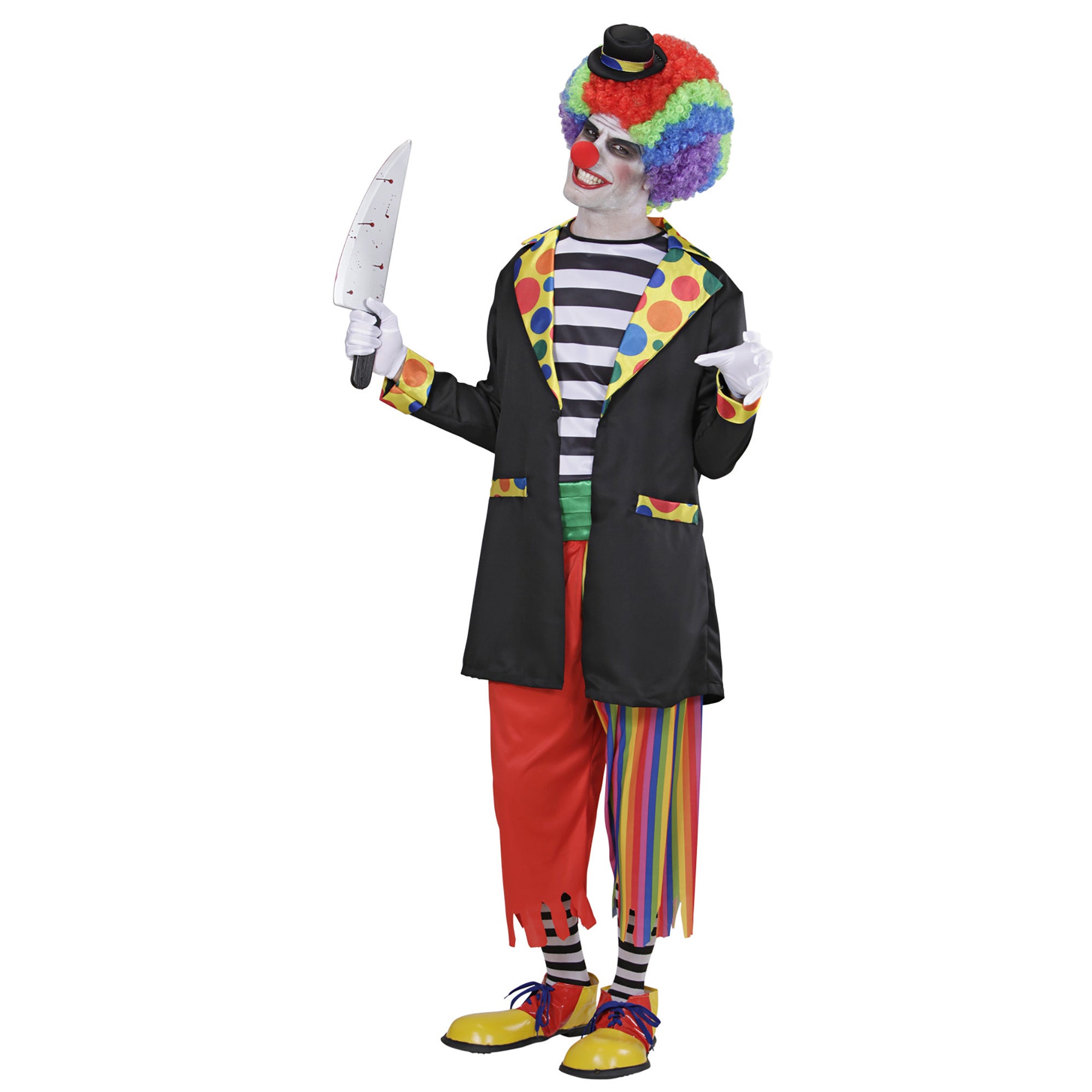"Verkleedkostuum Stoute clown voor heren Halloween  - Verkleedkleding - Small"