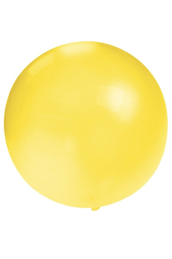 Mega Ballon 24 inch Ø 60 cm Geel