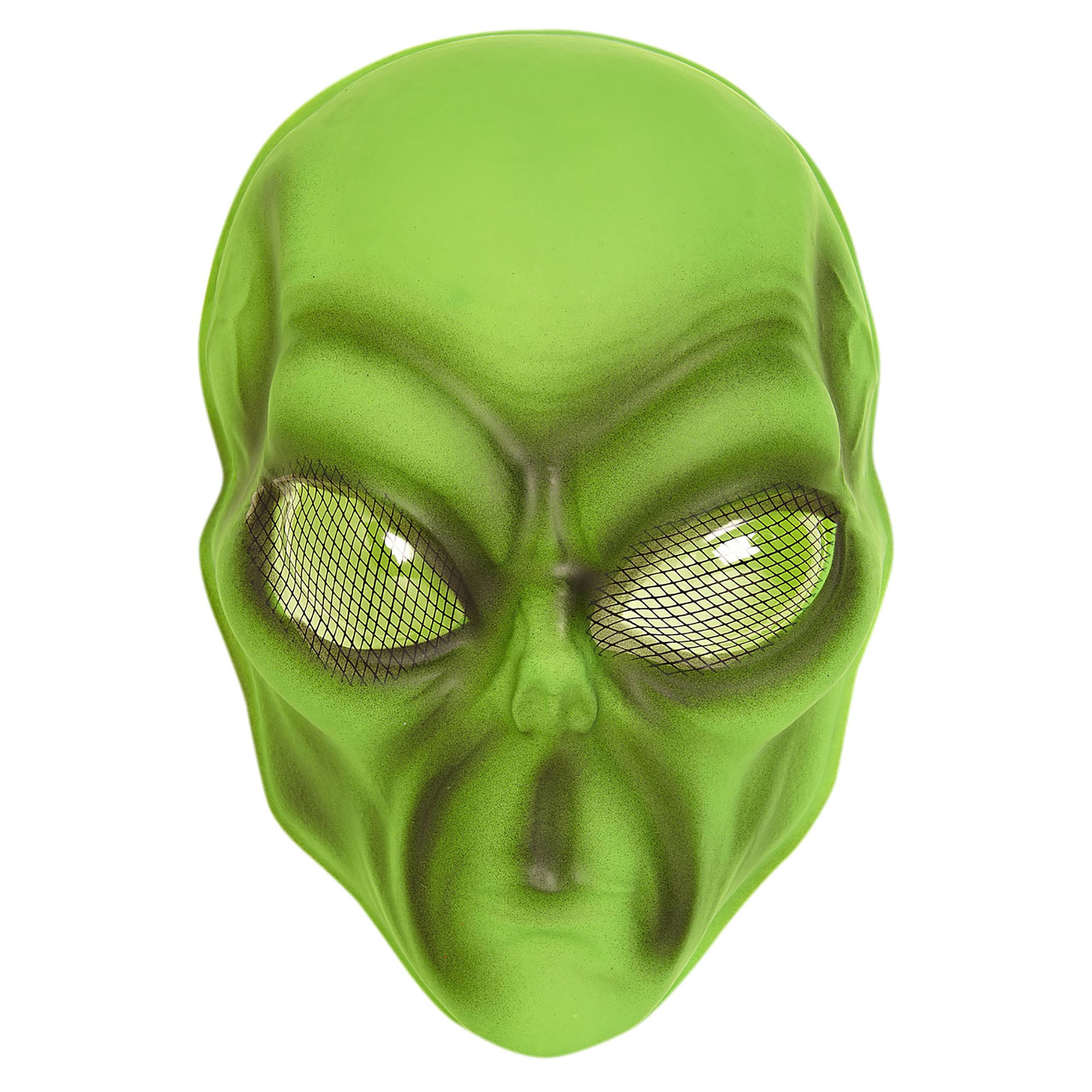 WIDMANN - Groen alien masker voor volwassenen - Maskers > Half maskers