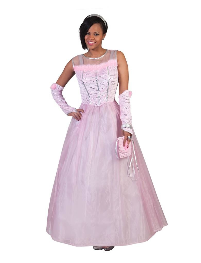 Funny Fashion - Koning Prins & Adel Kostuum - Romy Duitse Prinses - Vrouw - roze - Maat 44-46 - Carnavalskleding - Verkleedkleding