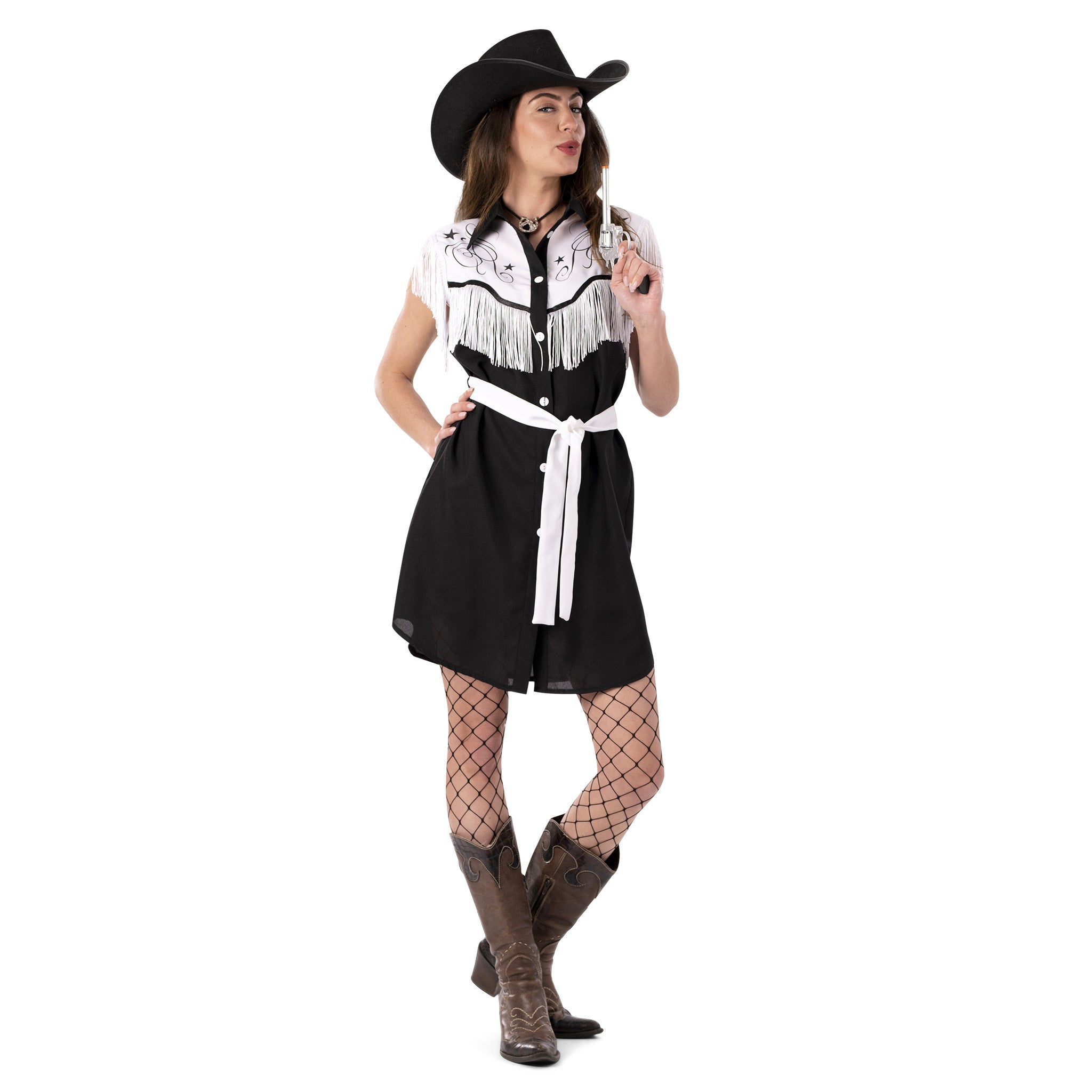 Leuke cowgirl Jessy voor ieder westen feestje.