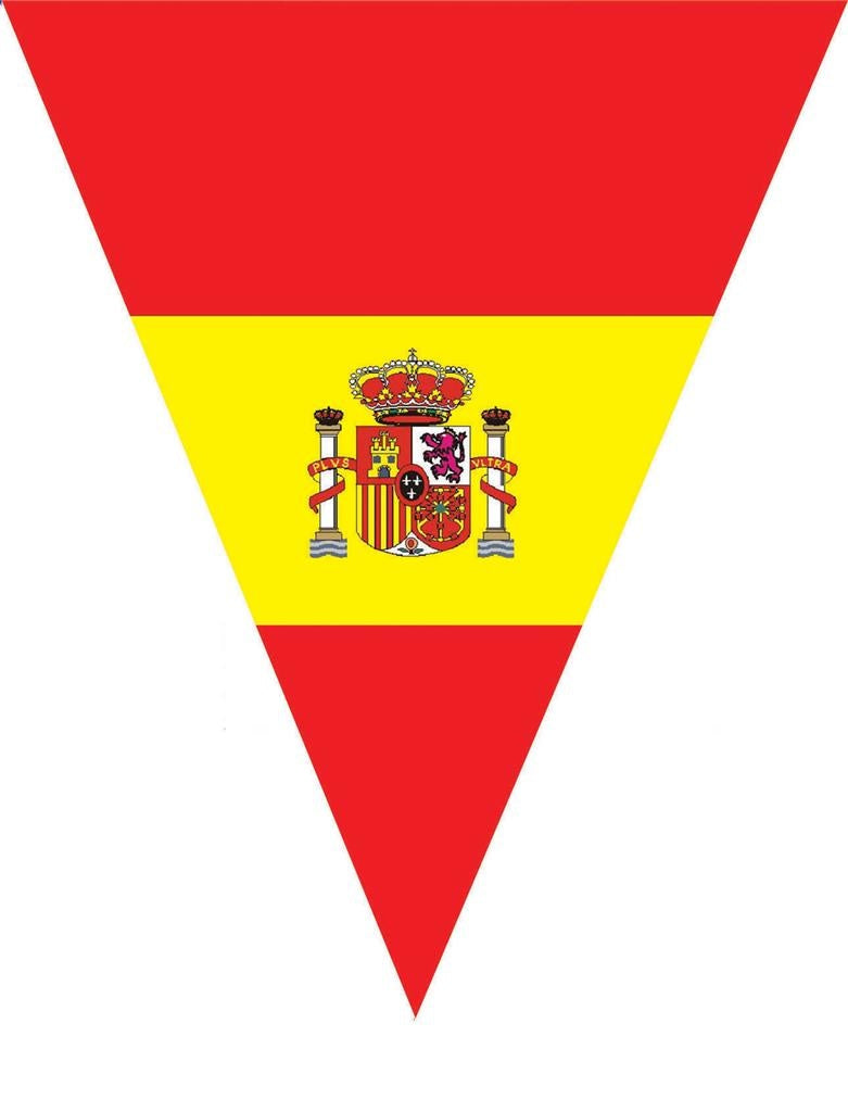 ESPA - Spaanse vlaggenlijn versiering - Decoratie > Slingers en hangdecoraties