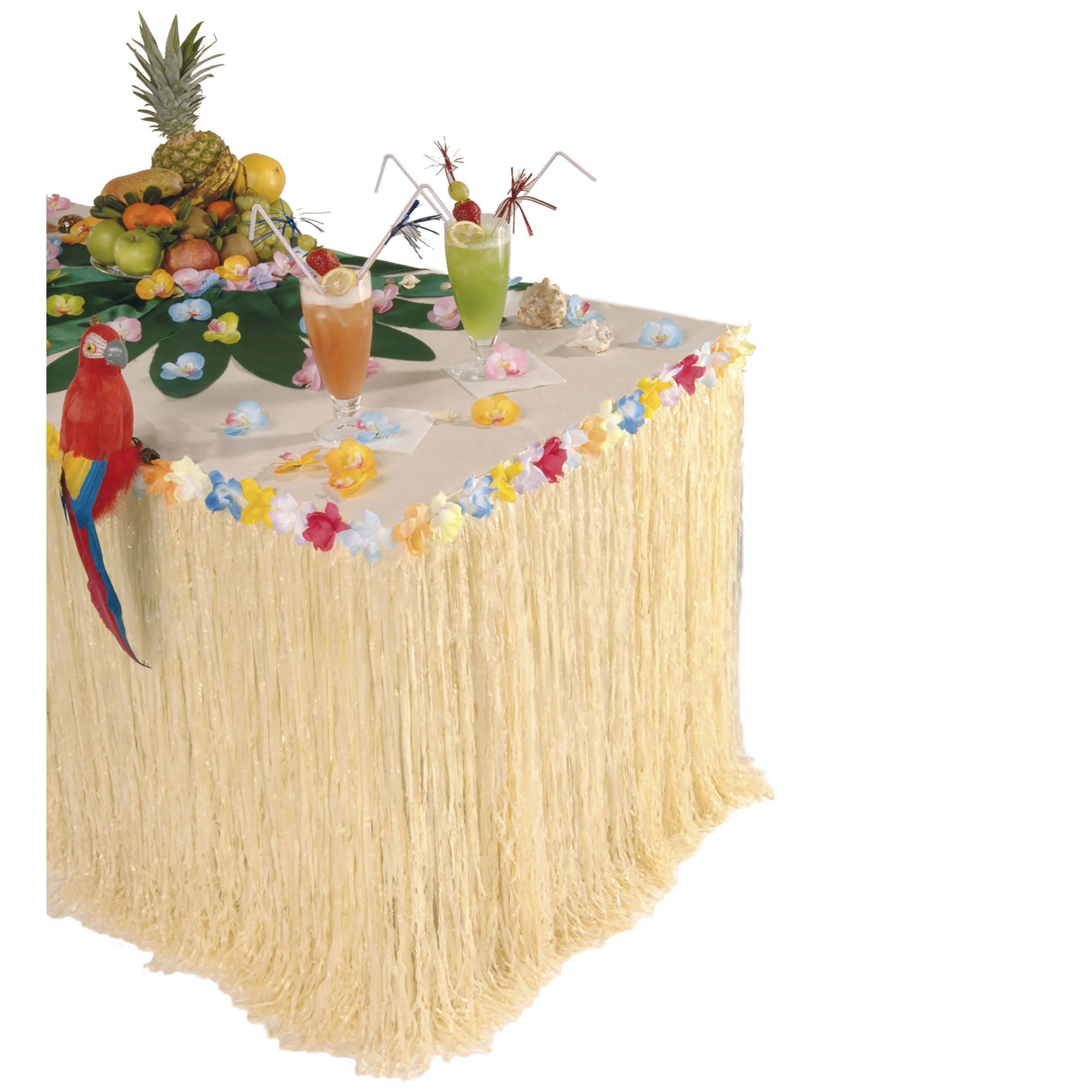 Tafeldecoratie Hawai Met Bloemen | One Size