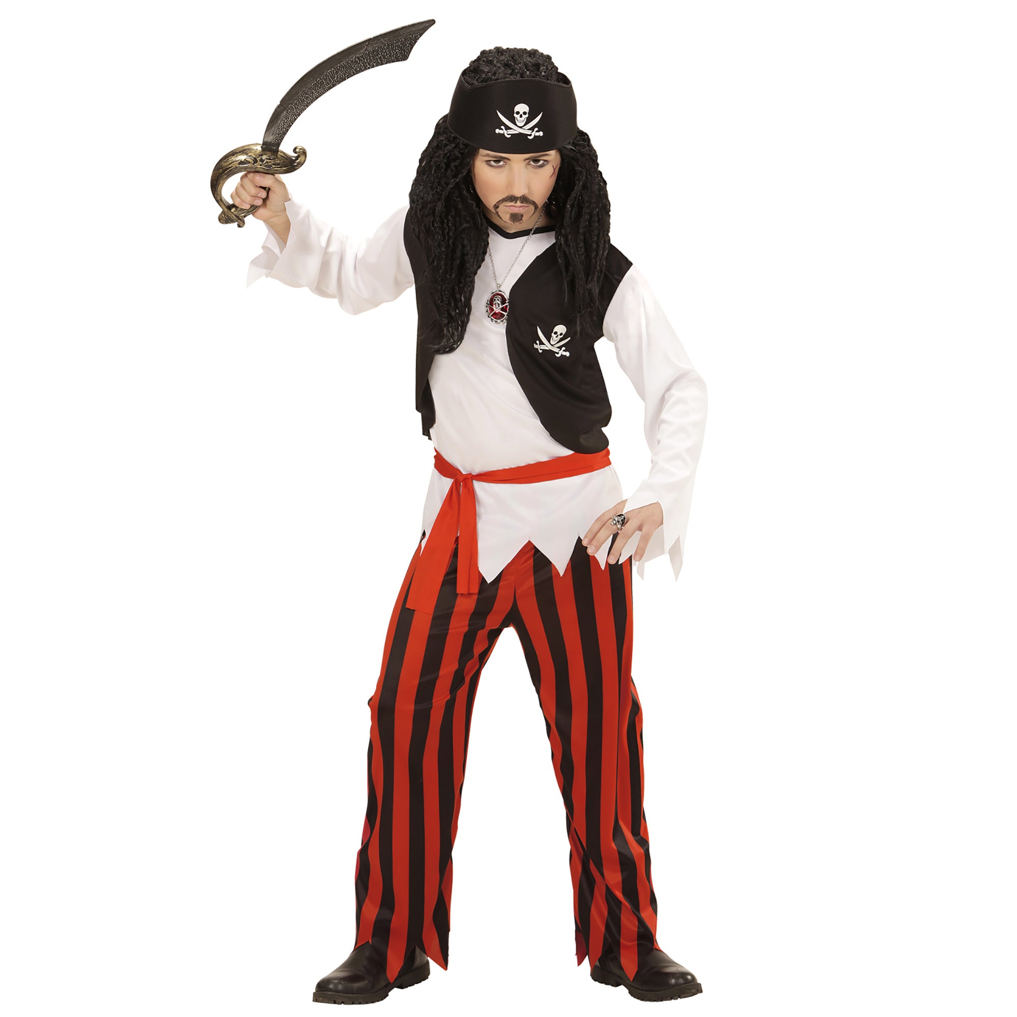 Ruig piraten kostuum voor kinderen