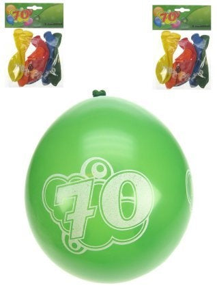Ballonnen voor 70 verjaardag