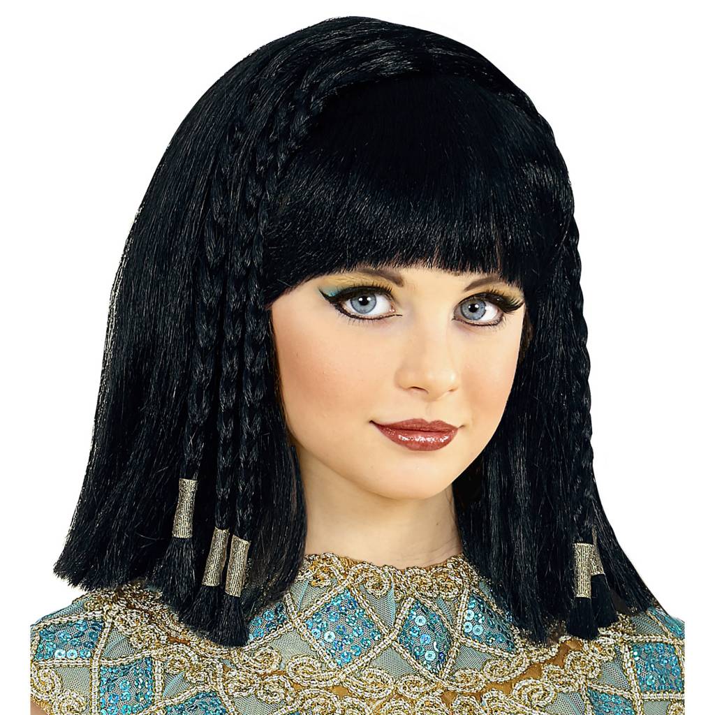 Pruik Cleopatra voor kinderen