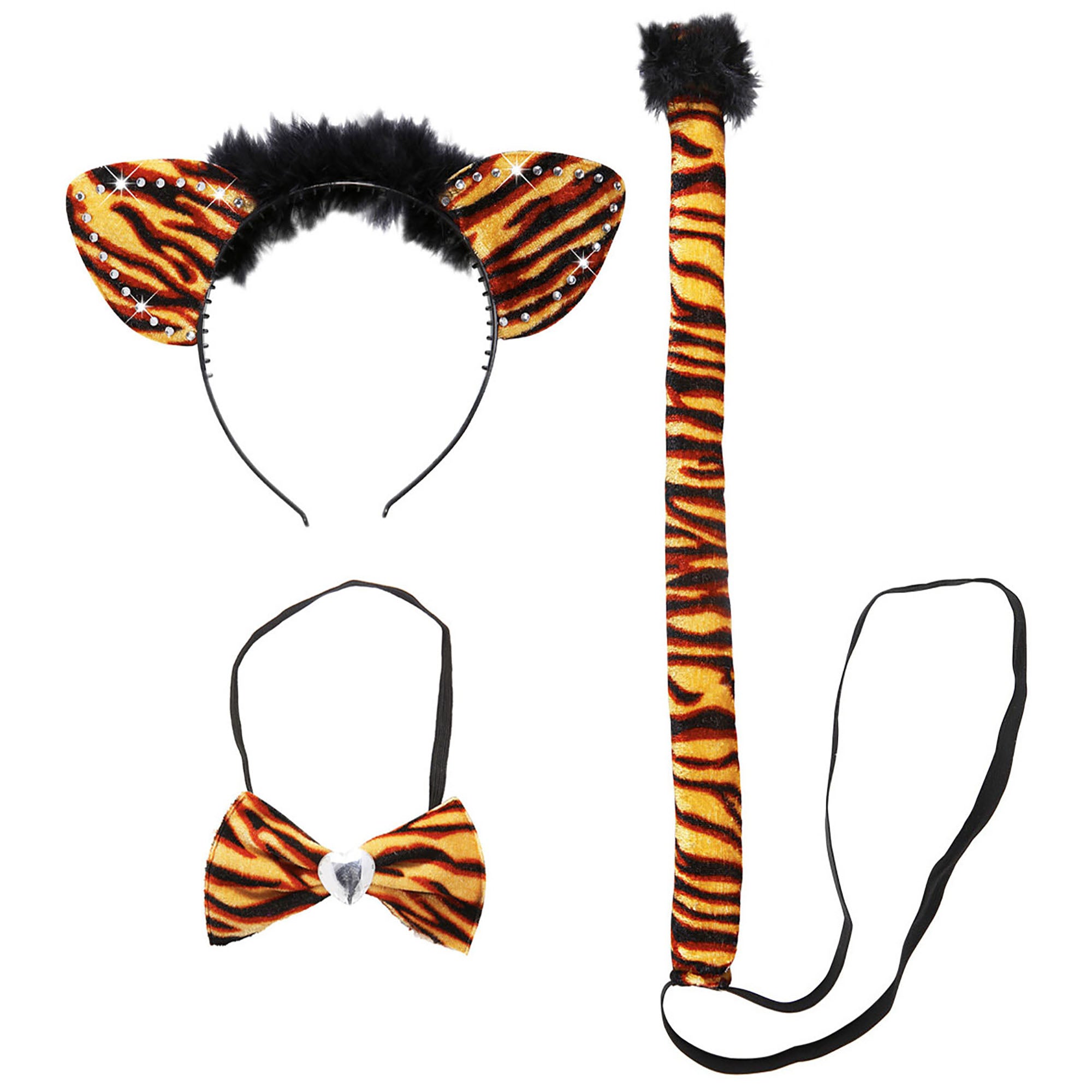 Carnavalsartikelen: dress-up set tijger Ivan