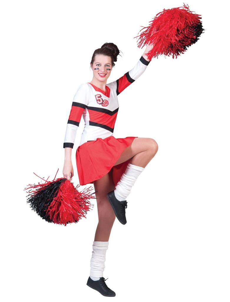 "Cheerleading outfit voor dames - Verkleedkleding - Large"