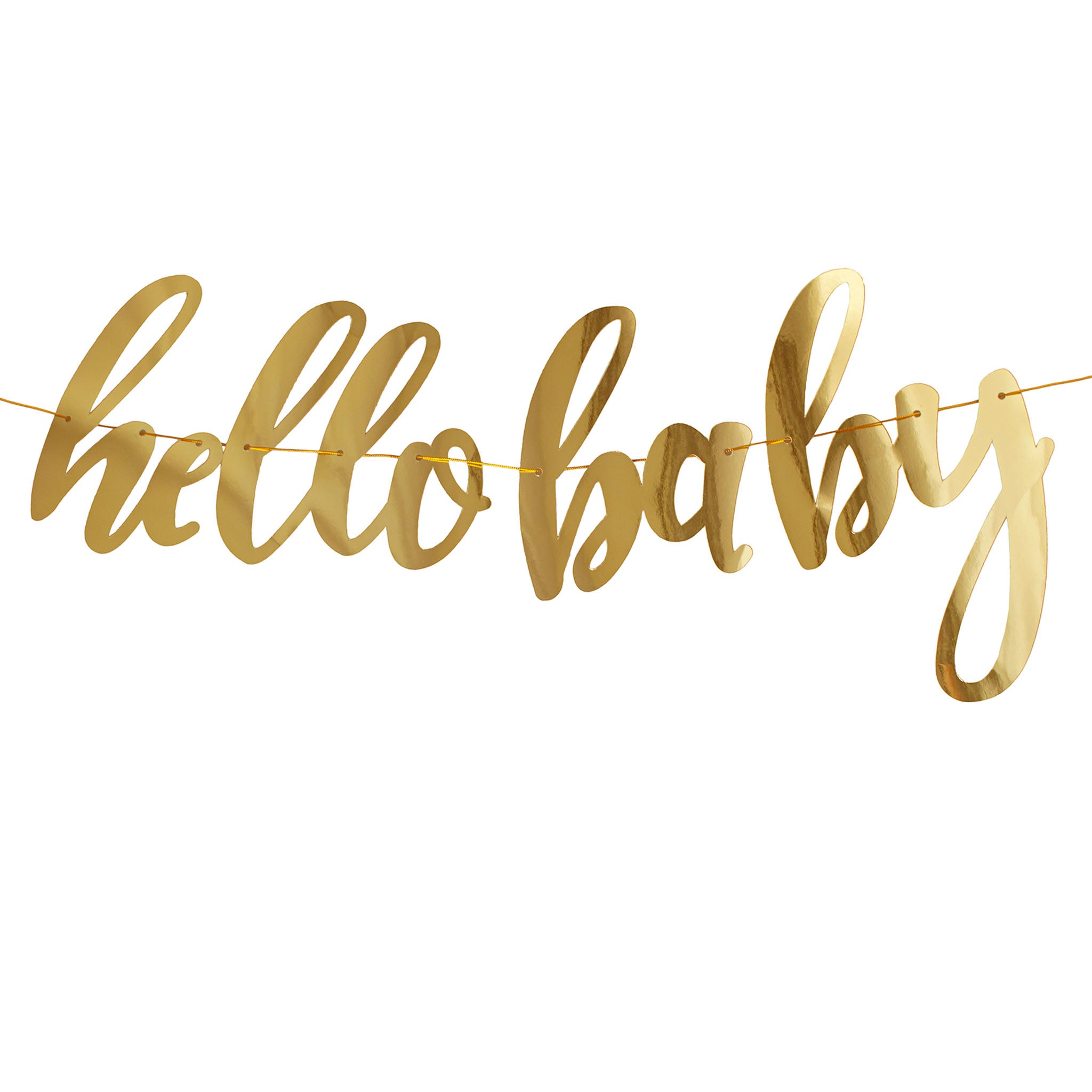 Slinger"Hello Baby"360cm goud