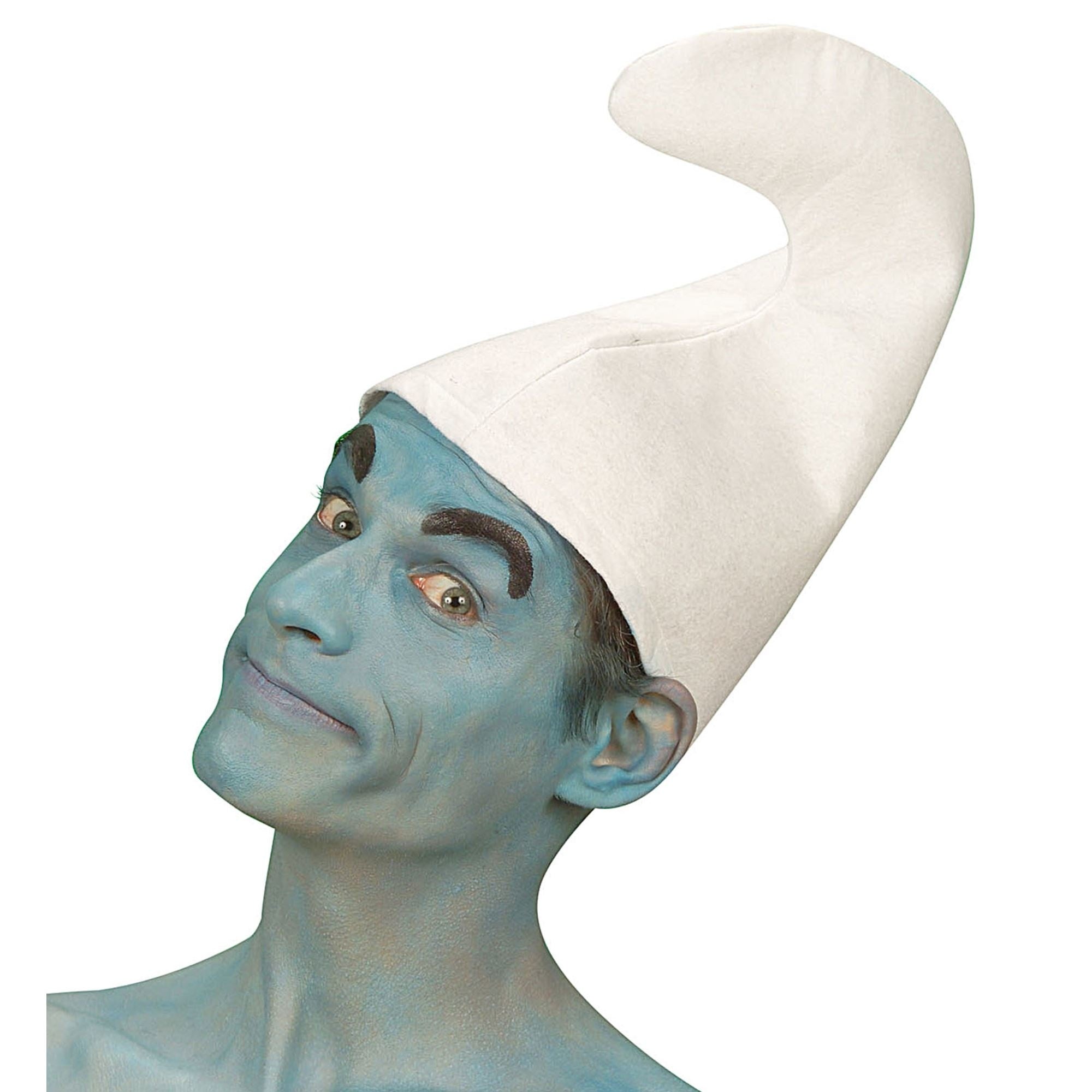 Widmann - Smurf Kostuum - Smurfenmuts - wit / beige - Carnavalskleding - Verkleedkleding