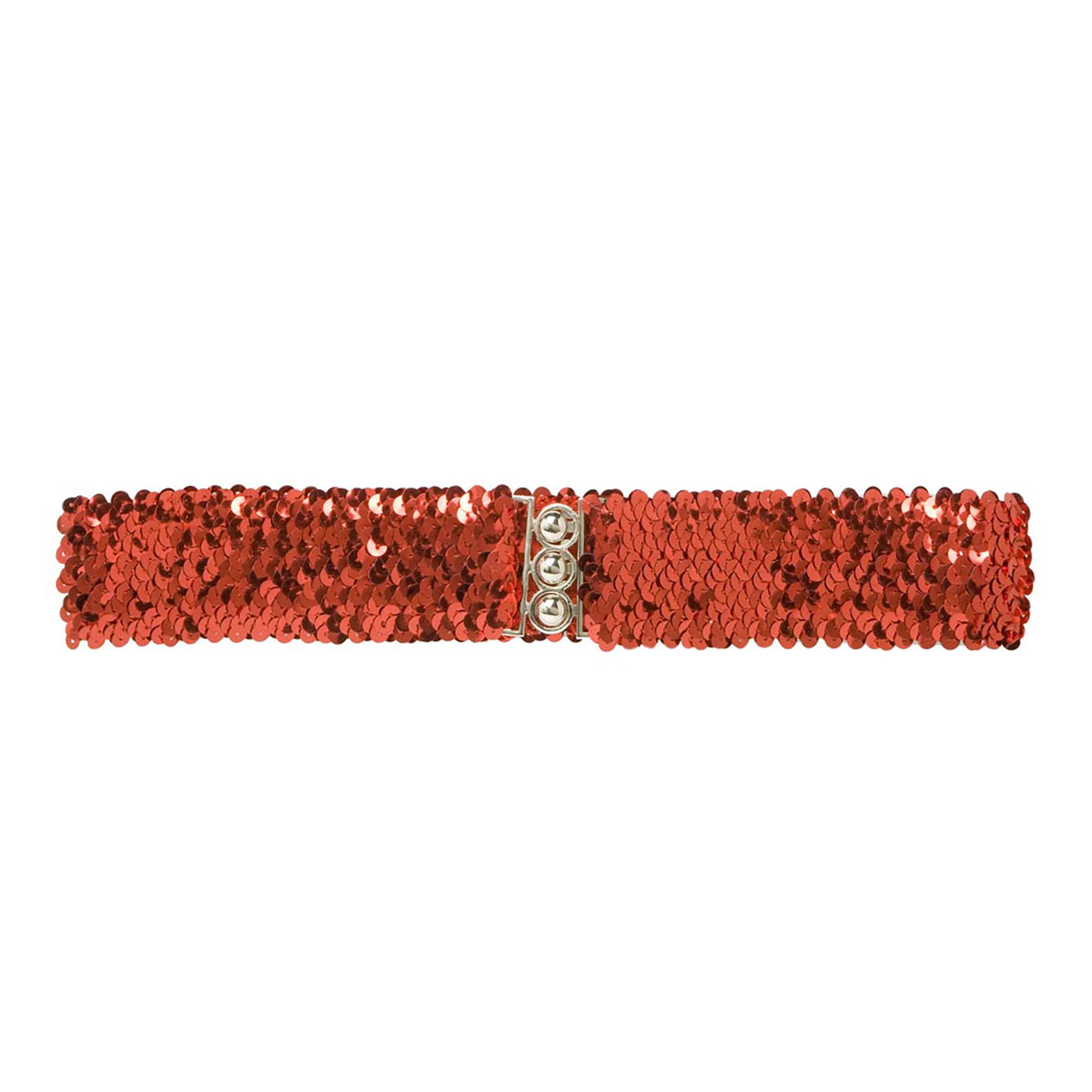 riem pailletten rood