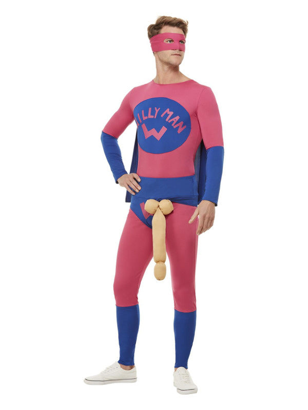 Superheld Willyman Kostuum | Medium | Carnaval kostuum | Verkleedkleding