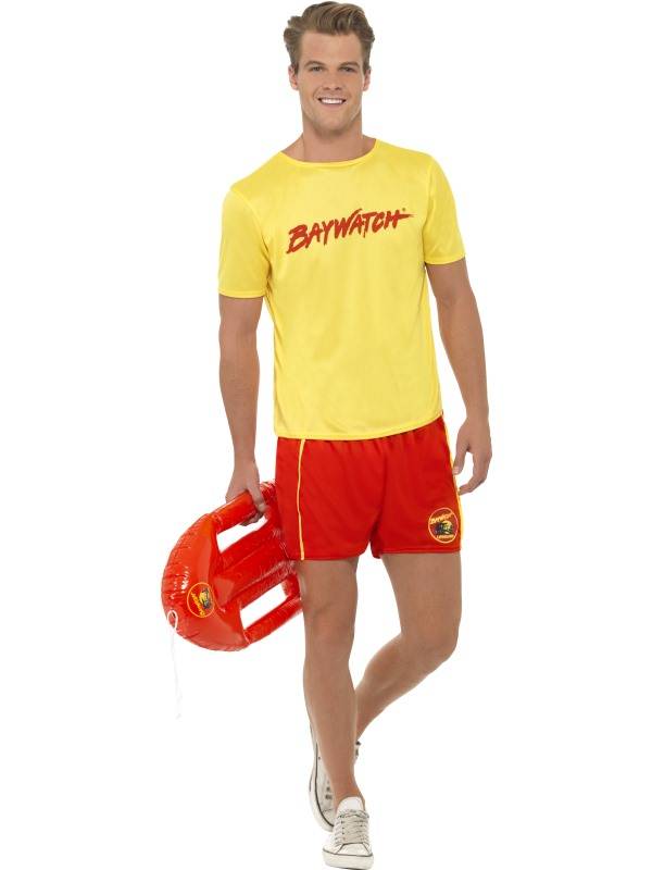 Baywatch strand kostuum man - Maatkeuze: Maat M