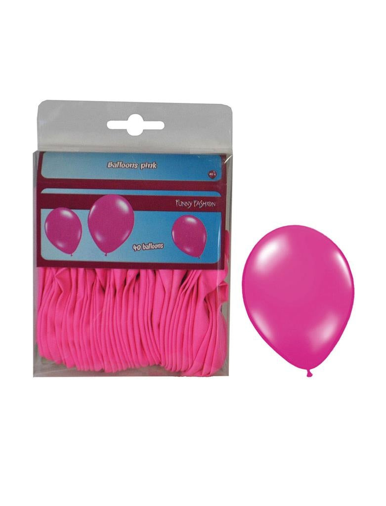 Mooie roze latex ballonnen 40st