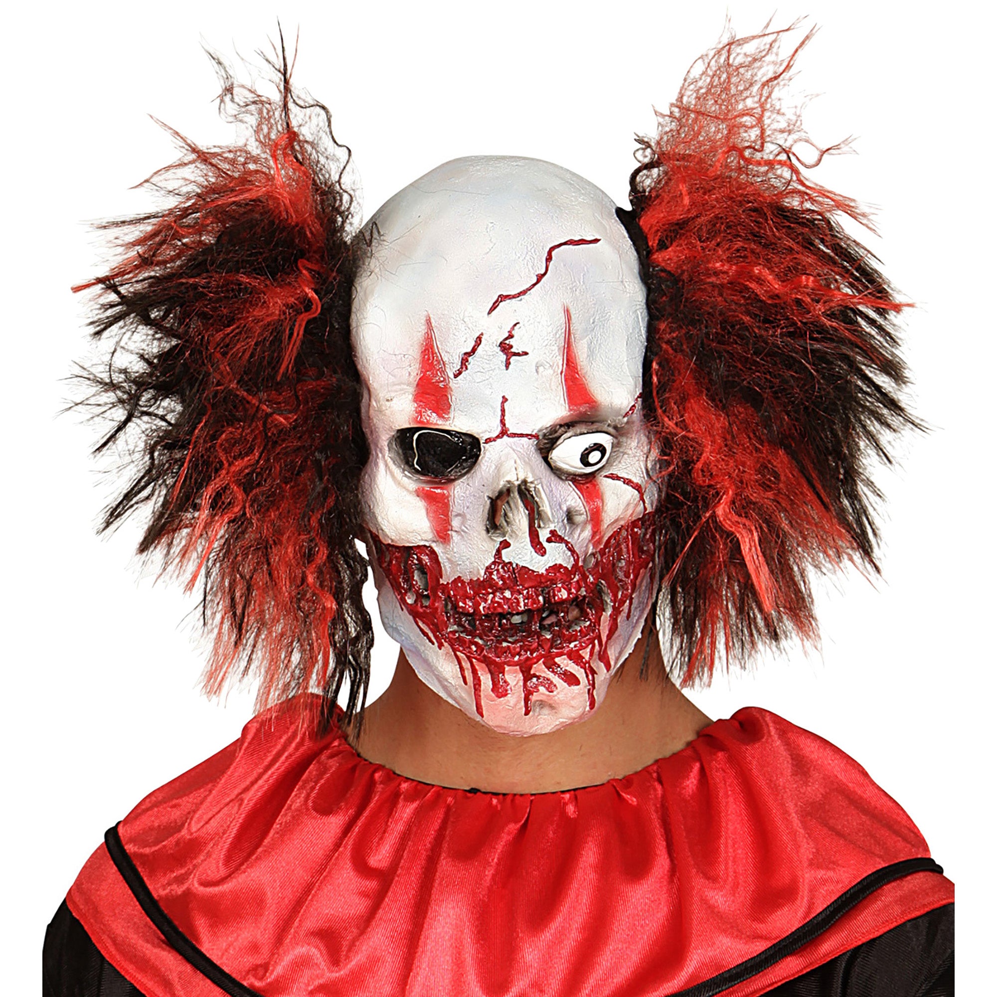 WIDMANN - Bebloede clown masker voor volwassenen Halloween