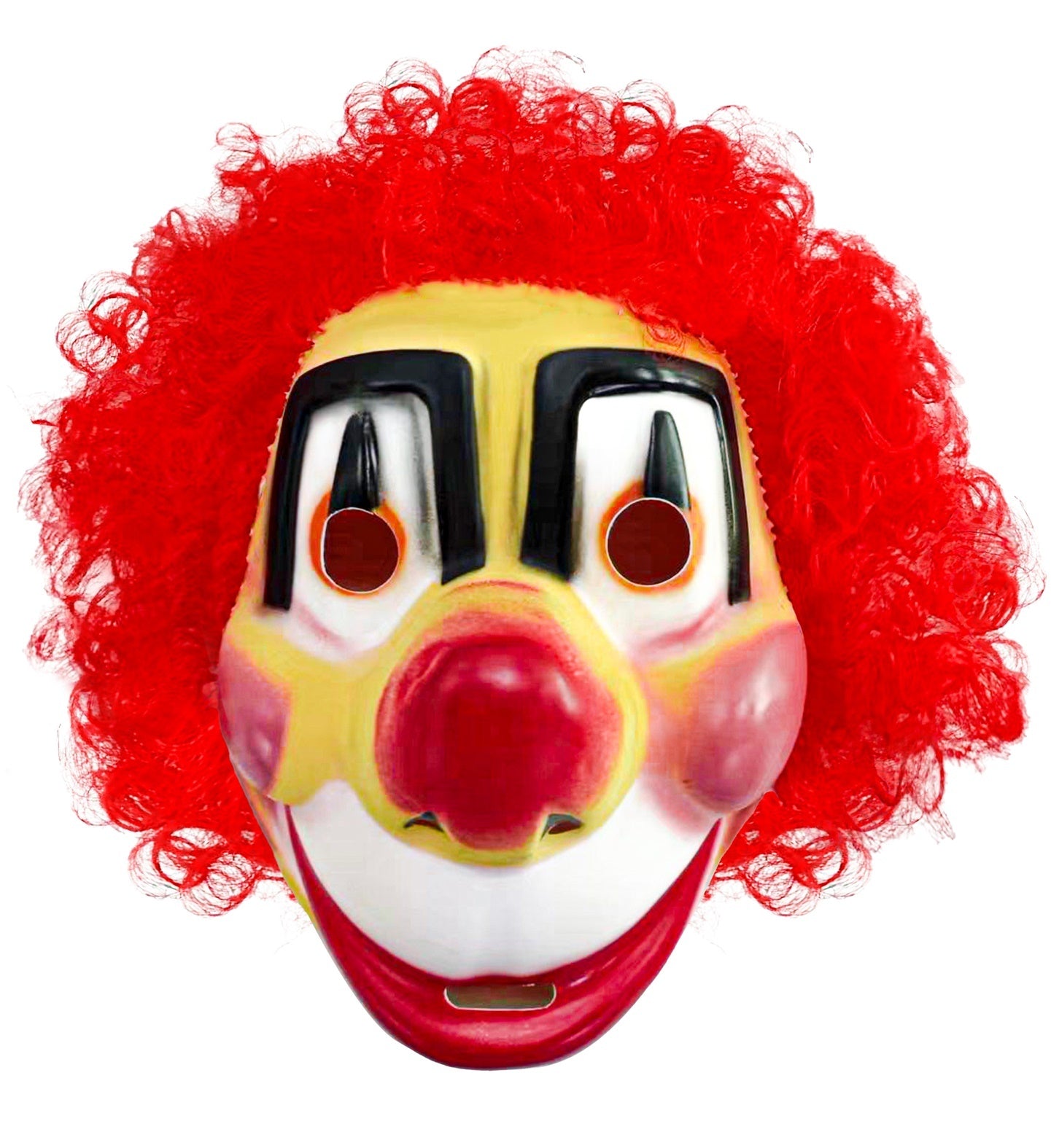 Grappig masker clown Harry met haar