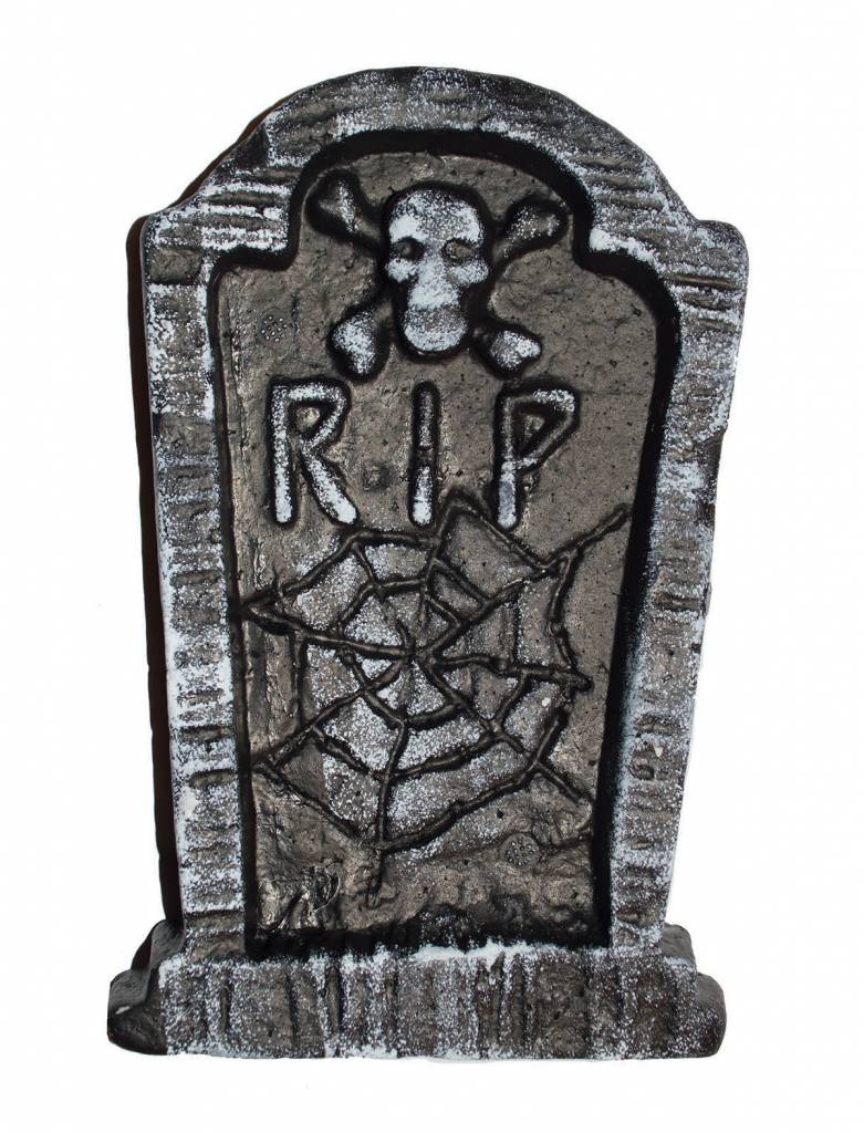 Enge mini grafsteen RIP Halloween