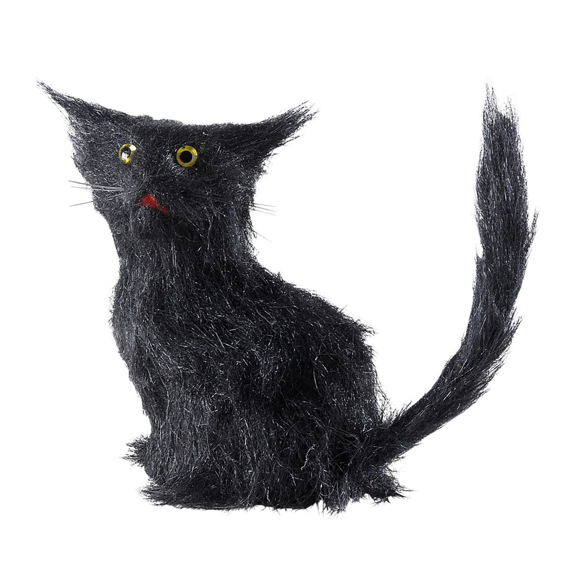 WIDMANN - Zwarte kat decoratie