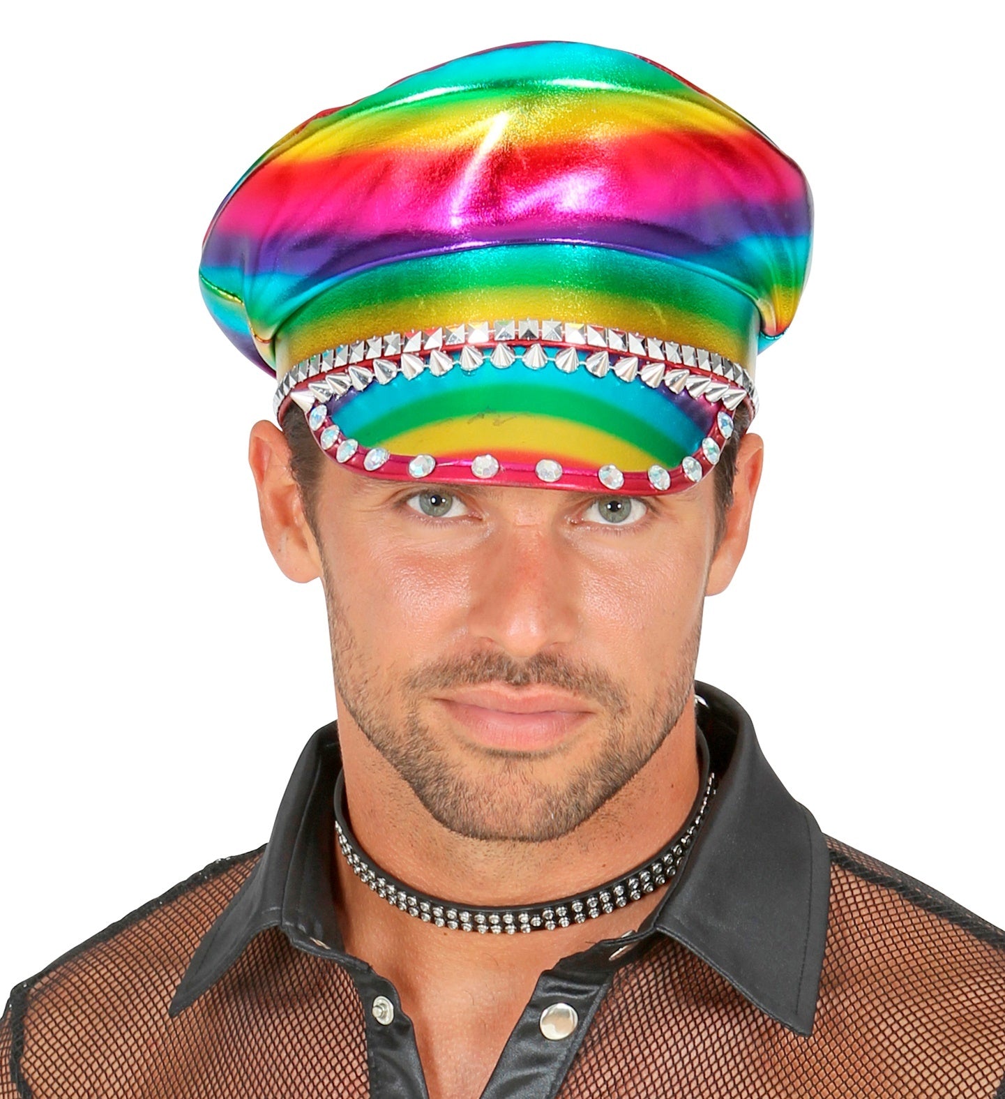 Biker Cap Regenboog | One Size