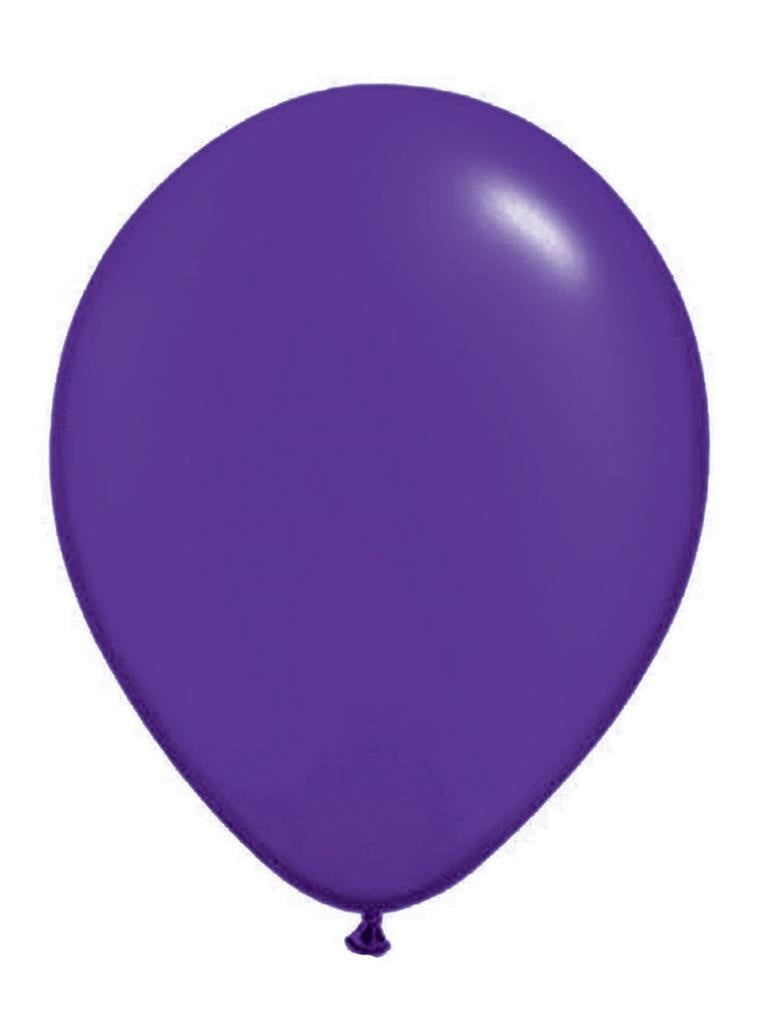 Mooie paarse latex ballonnen 100st.