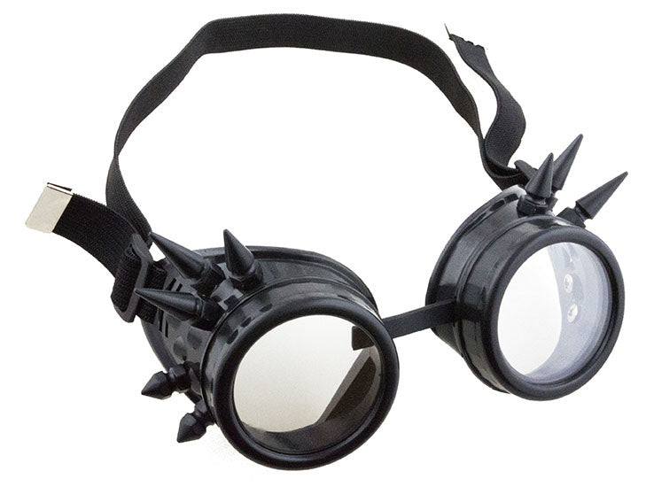 Grappige zwarte steampunk bril