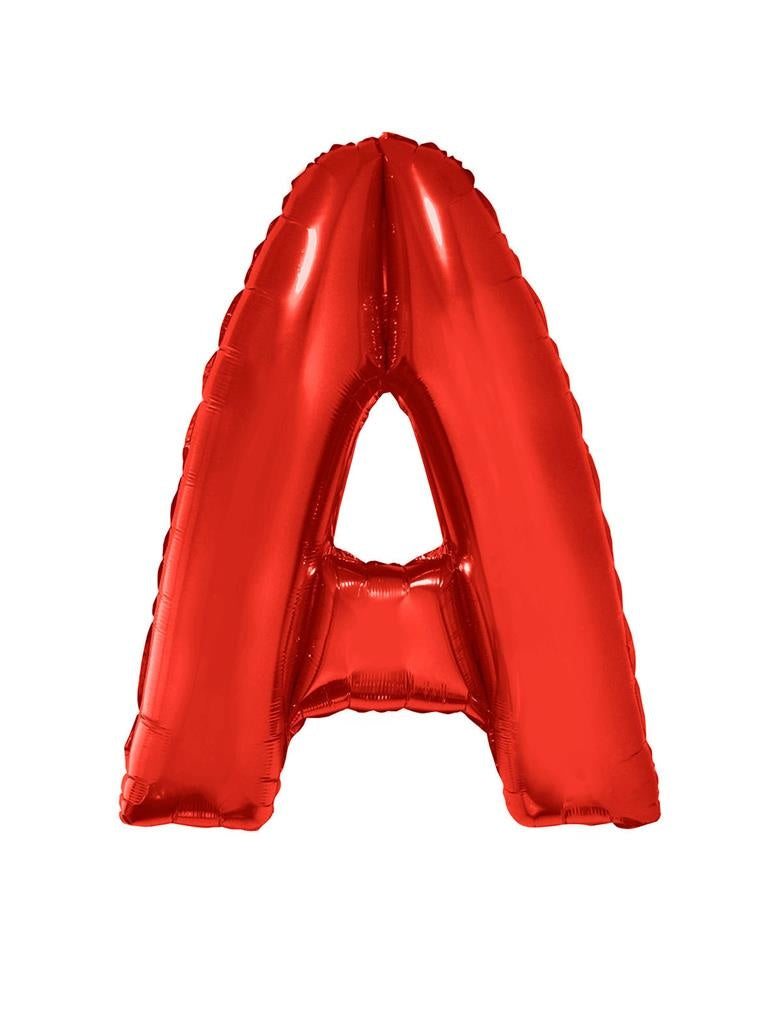 Folieballon Rood Letter &apos;A&apos; groot