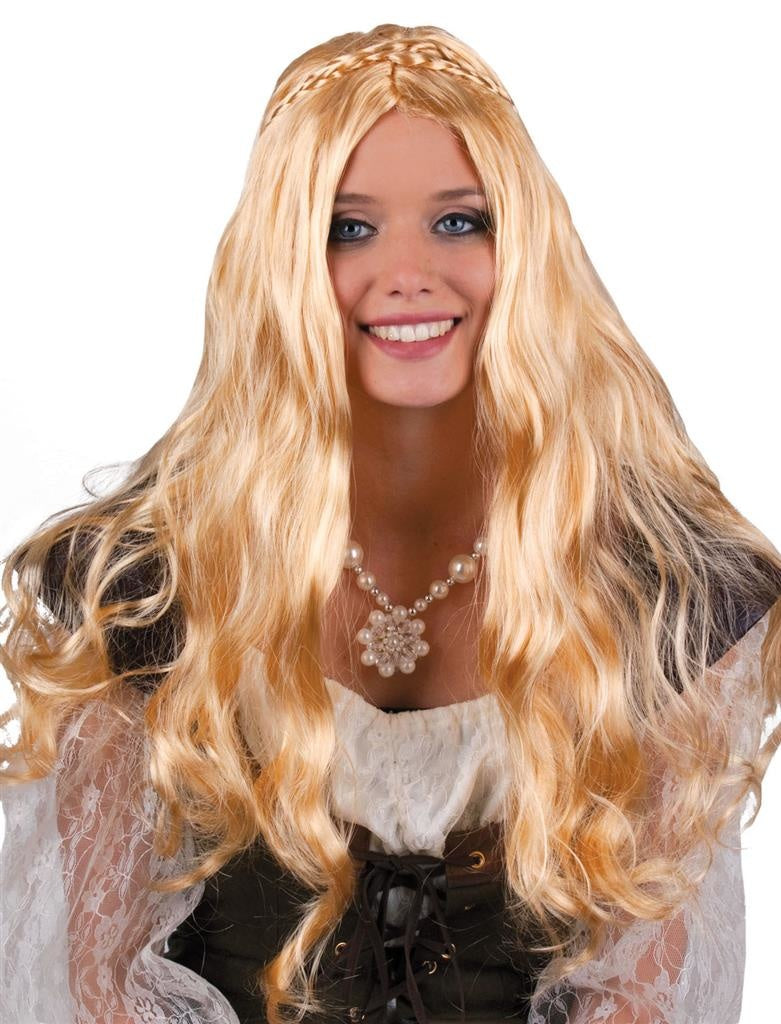 Pruik prinses blond