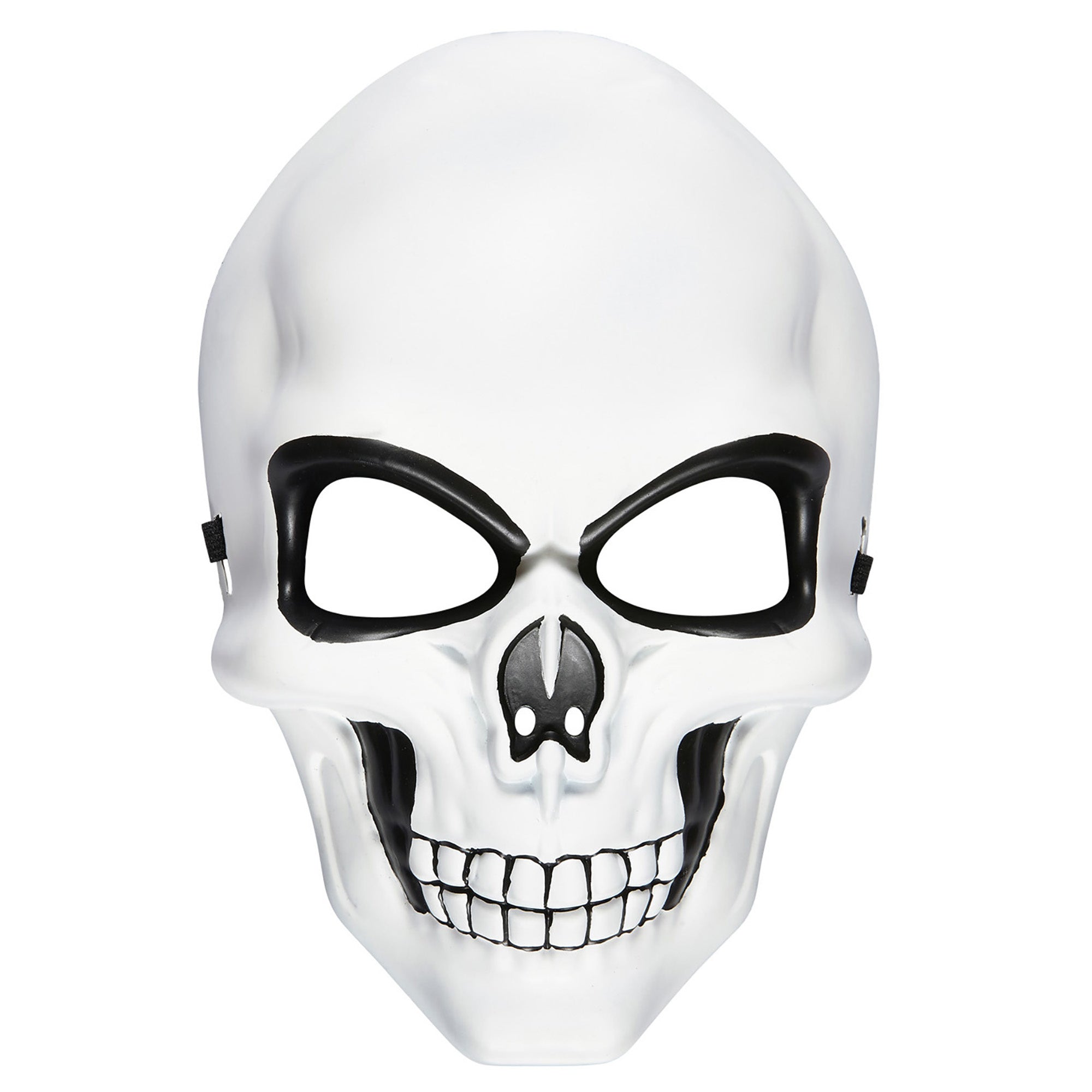 Widmann - Spook & Skelet Kostuum - Schedel Masker - wit / beige - Halloween - Verkleedkleding