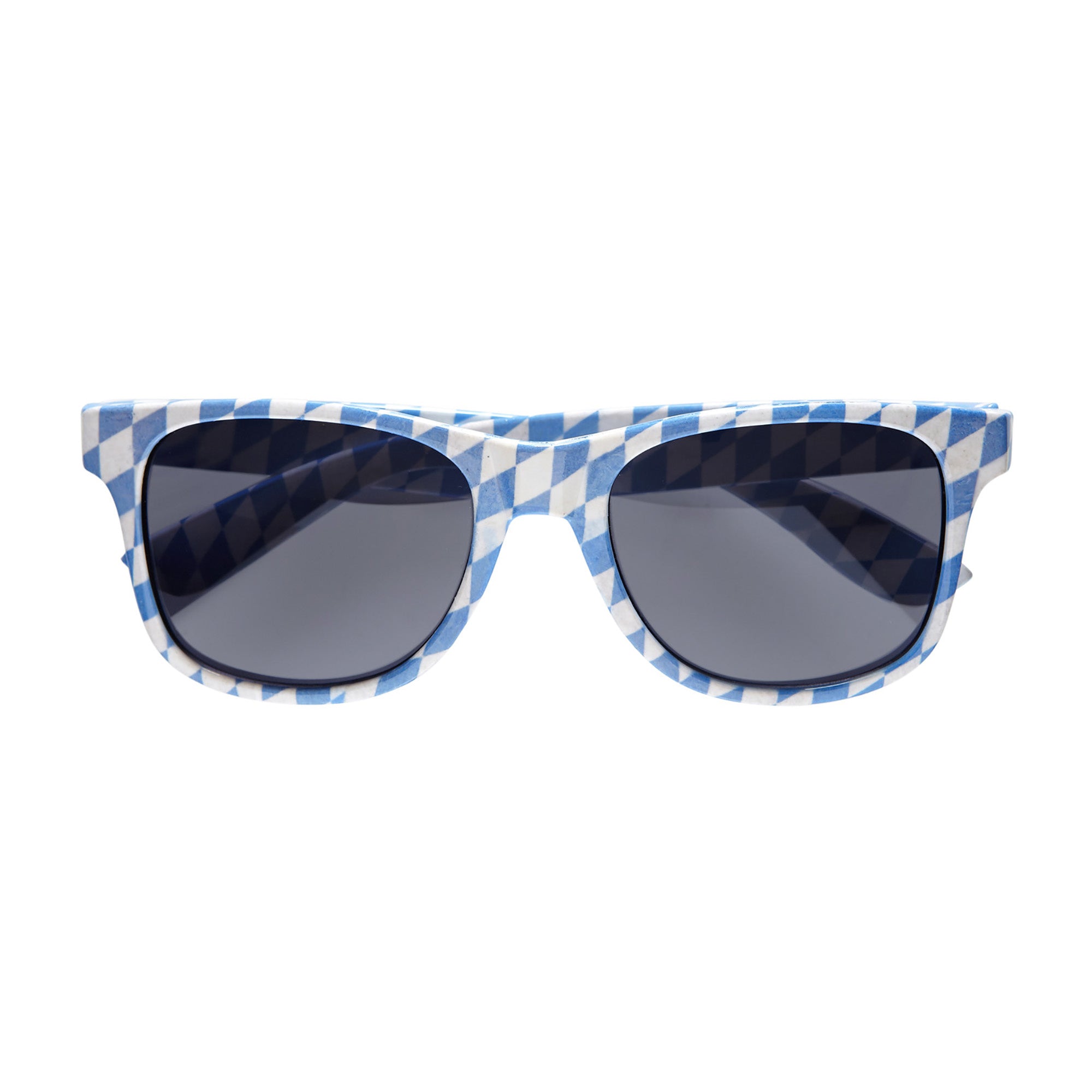 WIDMANN - Wit met blauwe bierfeest bril voor volwassenen - Accessoires > Brillen