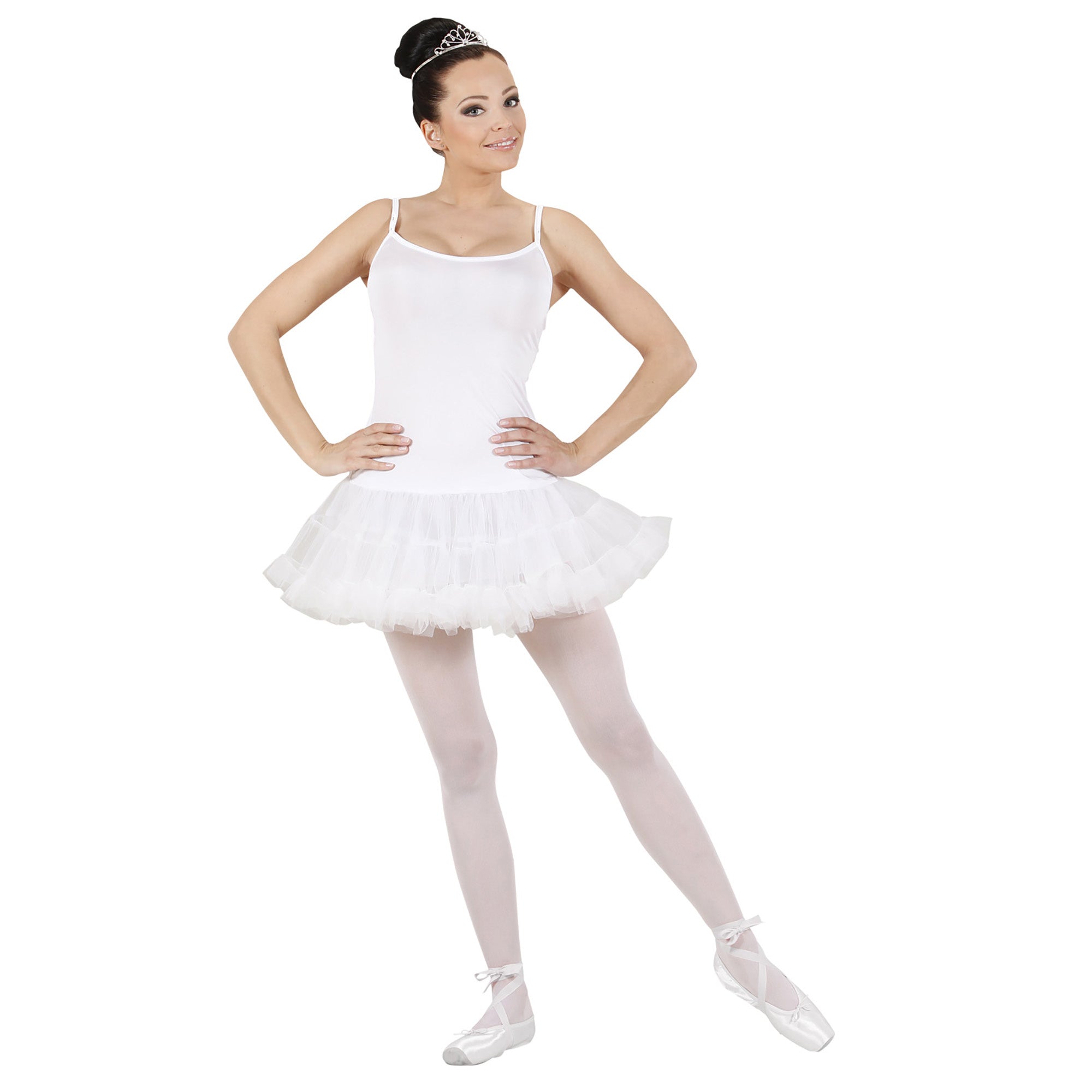 "Wit balletdanseres kostuum voor dames - Verkleedkleding - Small"