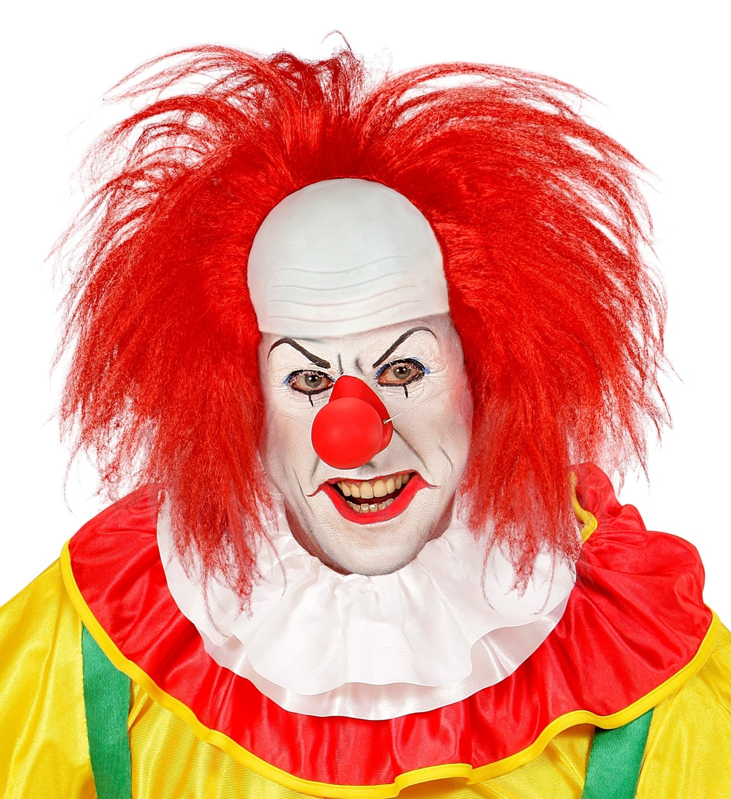 Clown Hoofdbedekking met rood haar | One Size