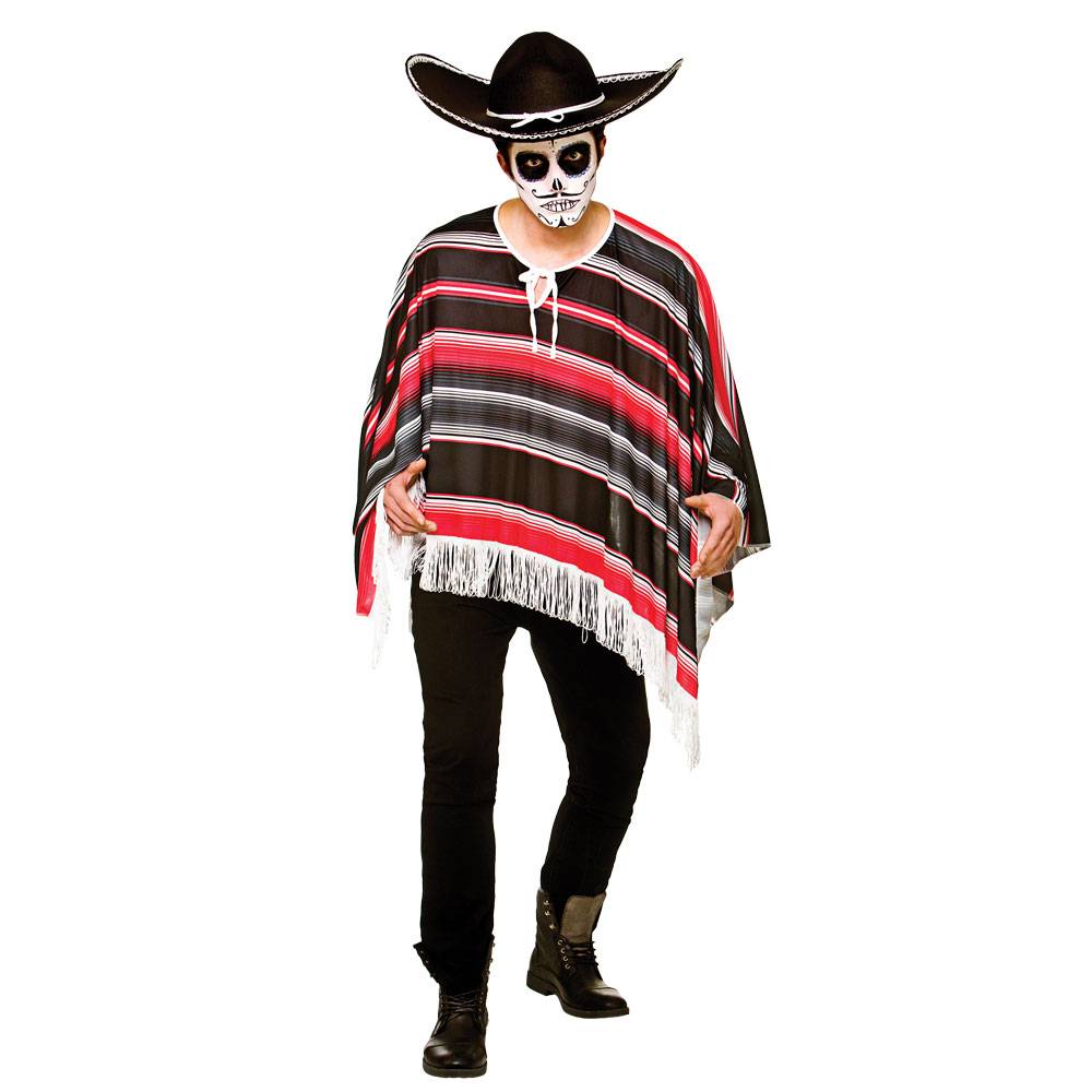 Poncho Day of the Death-M/L