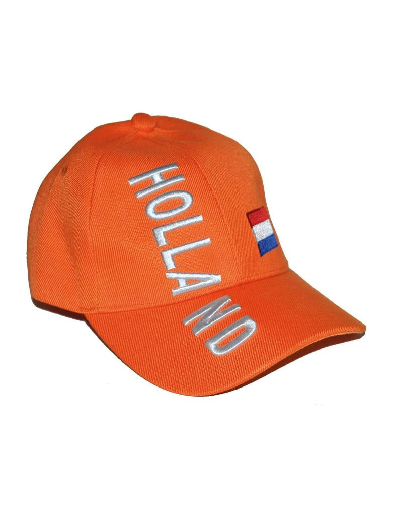 Oranje fan artikelen Baseball cap Holland voor supporters - voor volwassenen - Feestartikelen