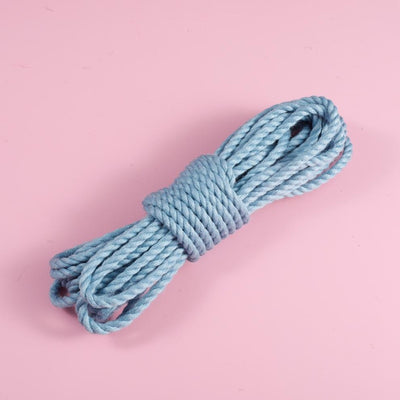 Baby Blue Ombre Shibari Rope Jute Rope