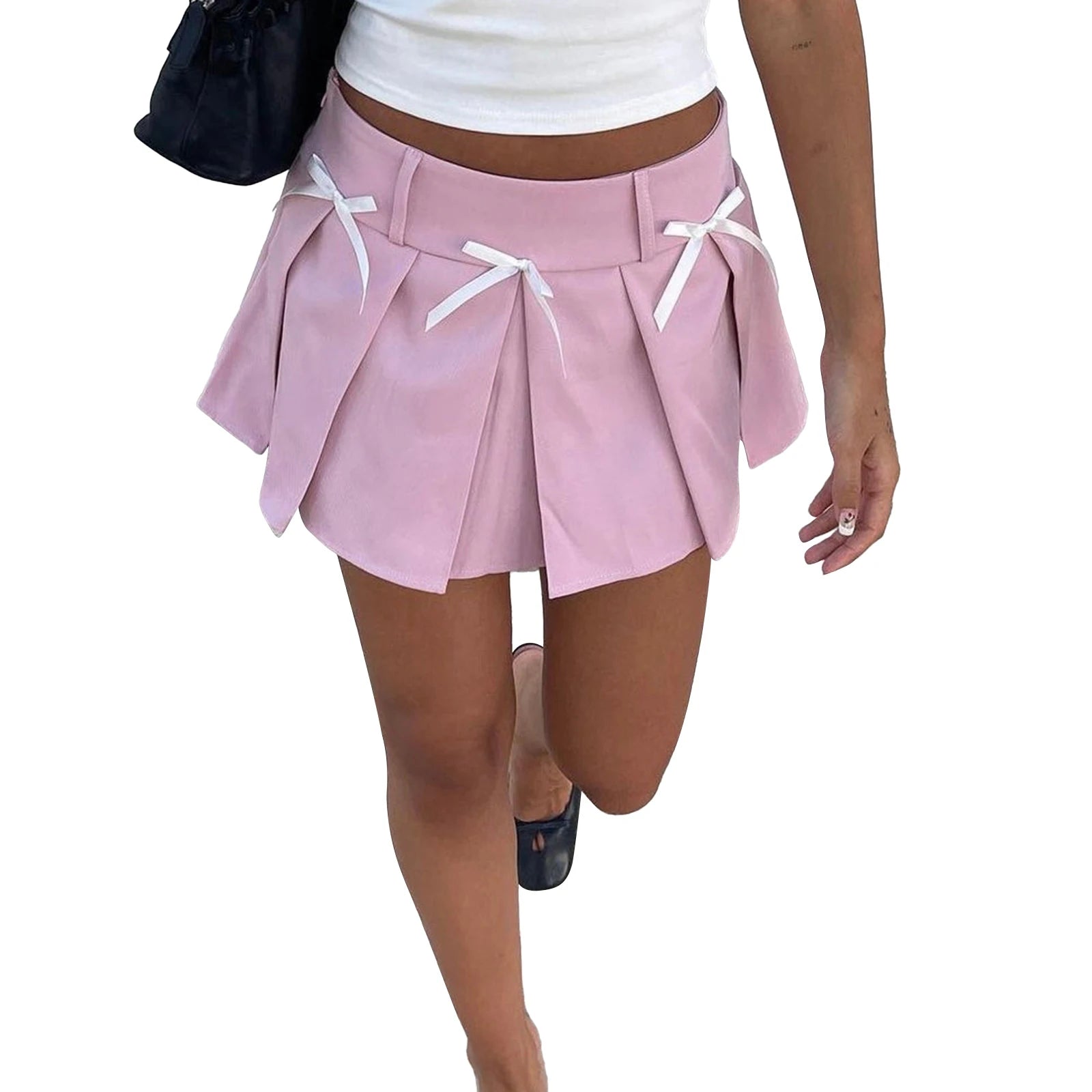 Cute Bow A-Line Mini Skirt for Casual Summer Outfits - Image 5